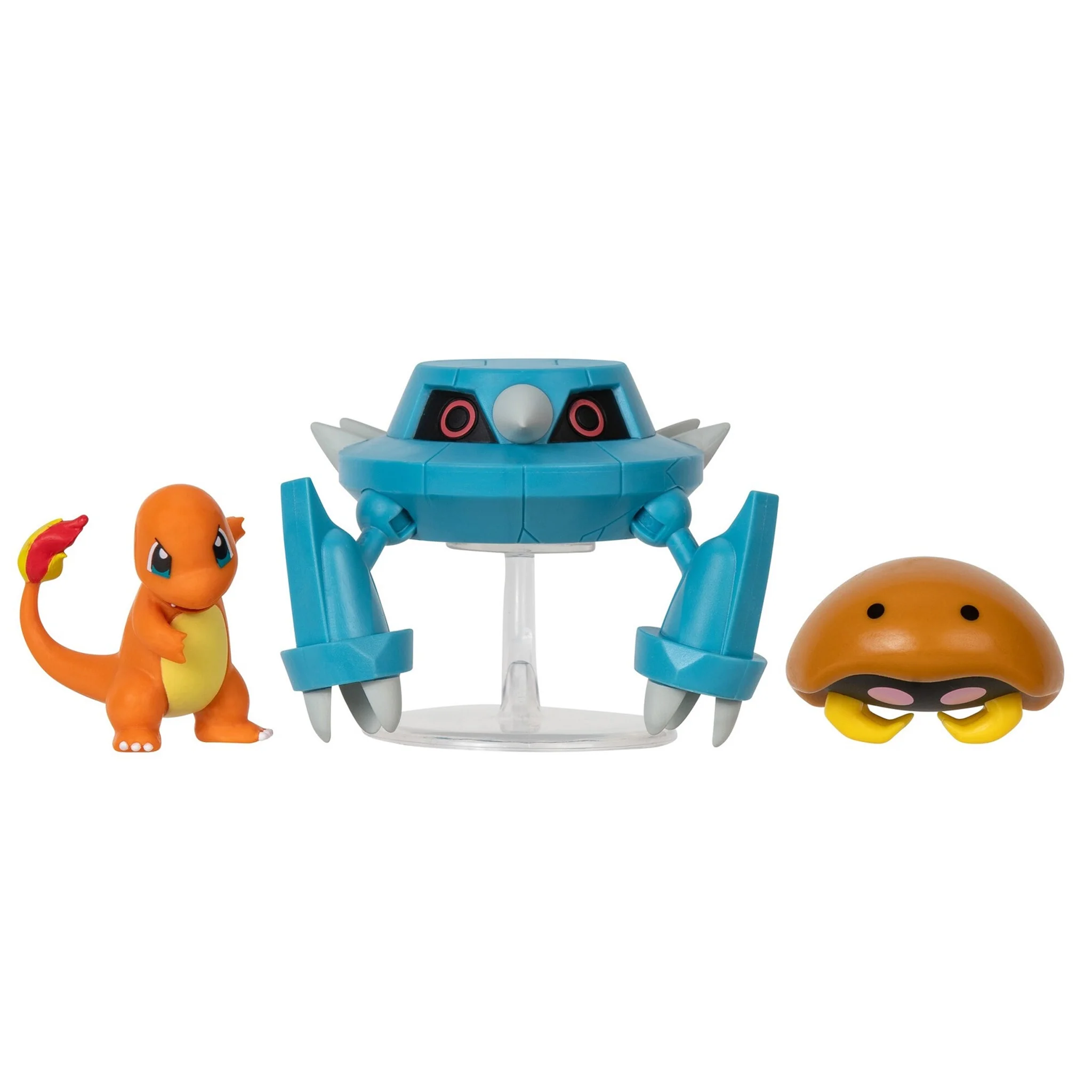Pokemon Battle Figure Set - Charmander, Metang and Kabuto - Image 2