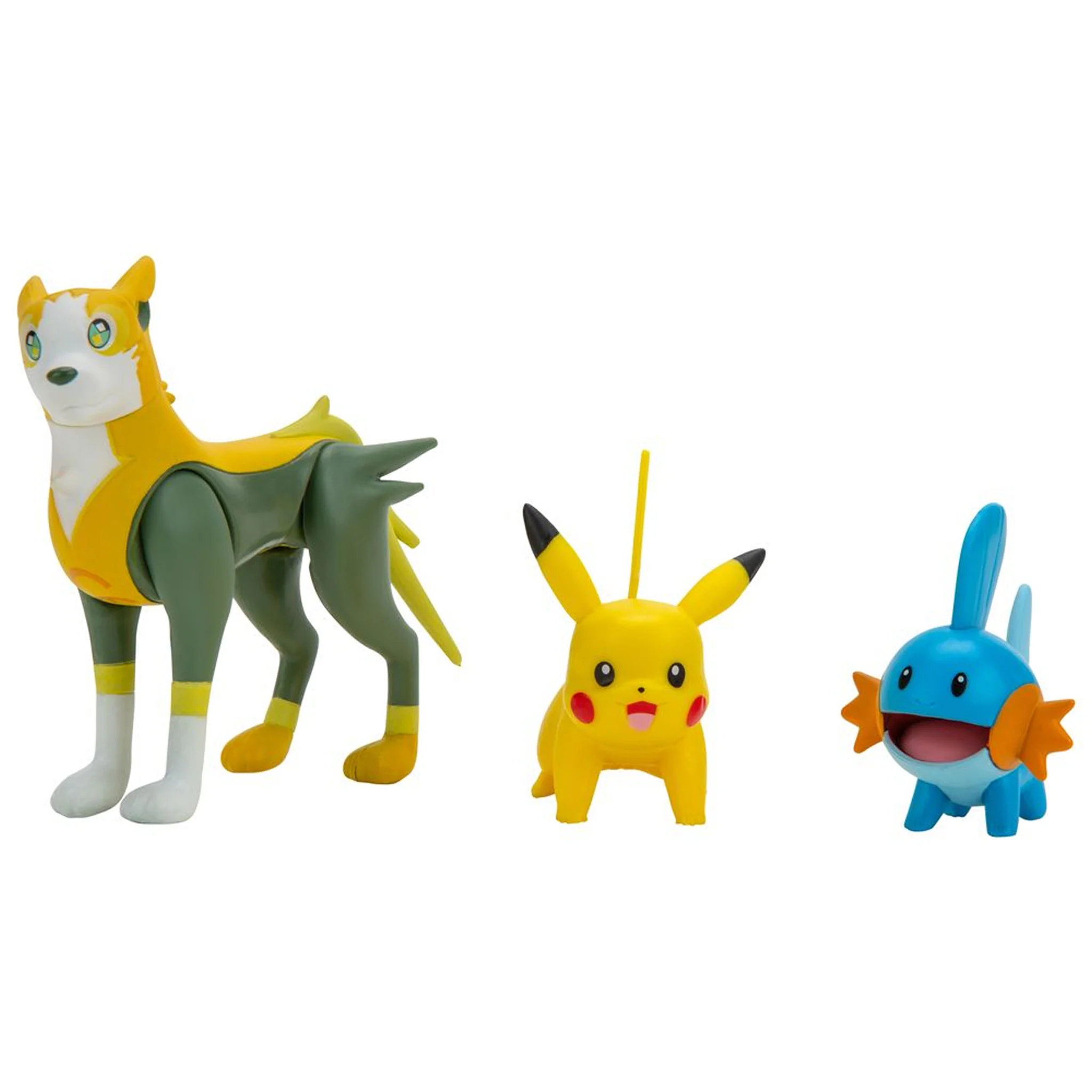 Pokemon Battle Figure Set - Mudkip, Pikachu & Boltund - Image 3