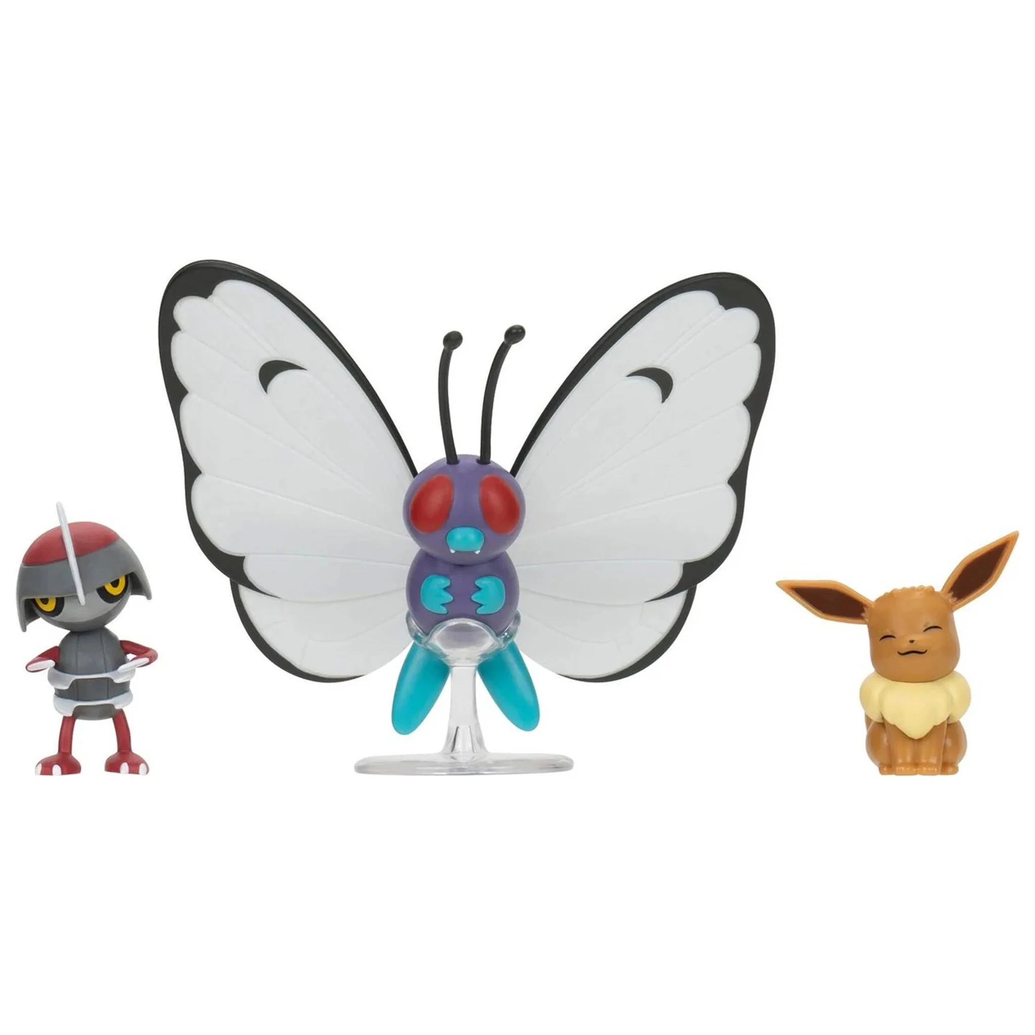 Pokemon Battle Figure Set - Pawniard, Butterfree & Eevee - Image 2
