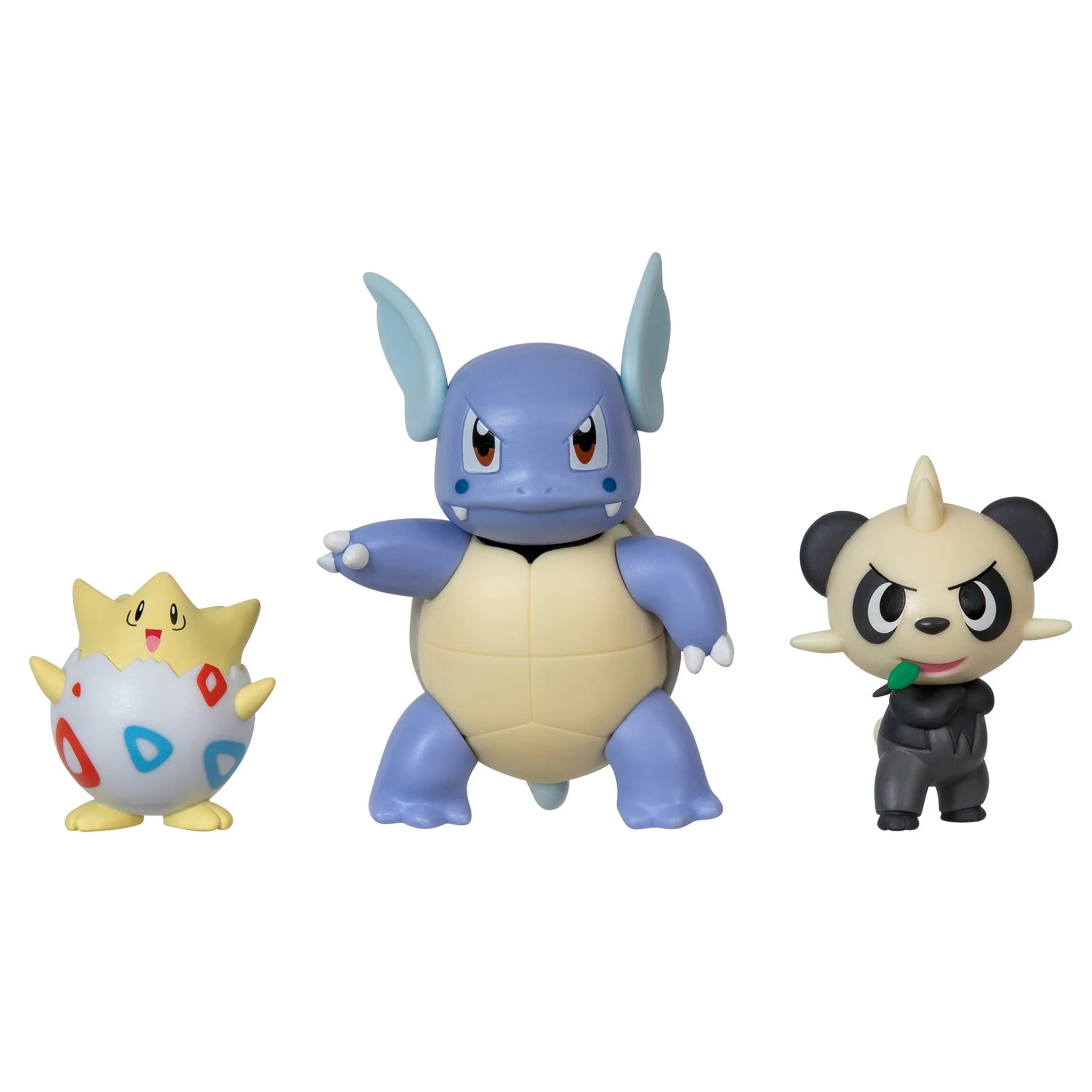 Pokemon Battle Figure Set - Togepi, Wartortle and Pancham - Image 2