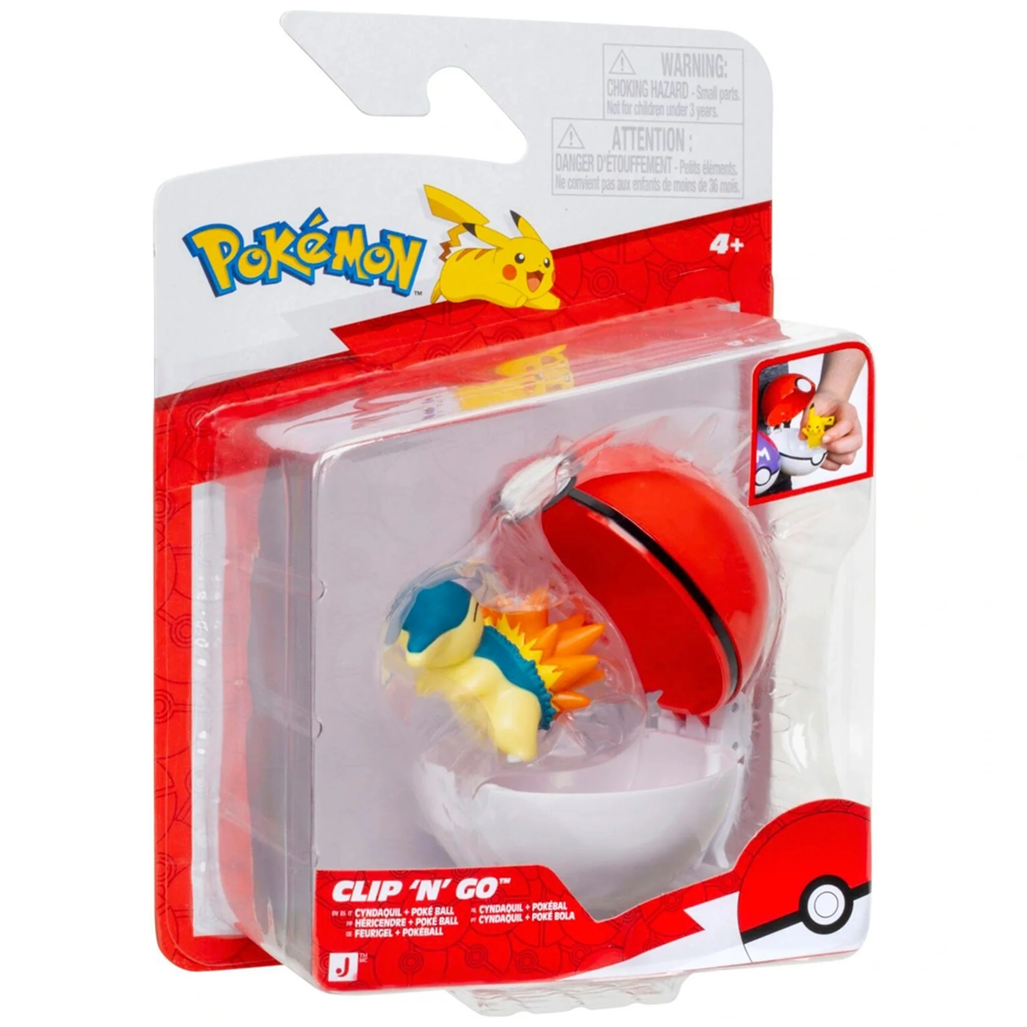 Pokemon Clip And Go Cyndaquil with Poke Ball - Image 2