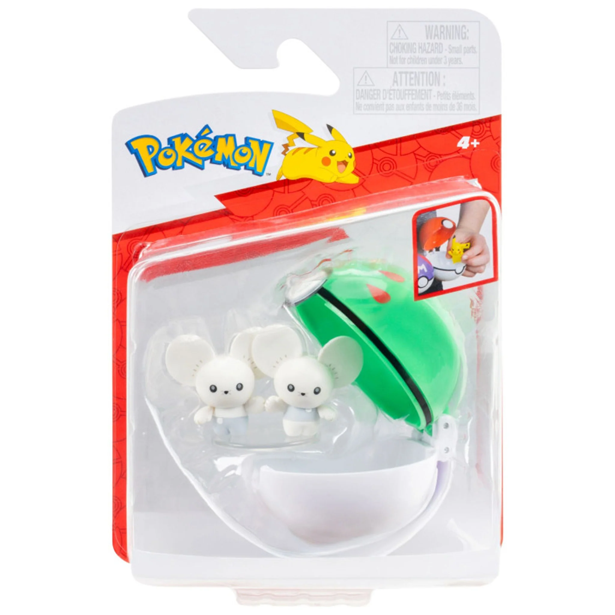 Pokemon Clip And Go Tandemaus with Friend Ball - Image 4