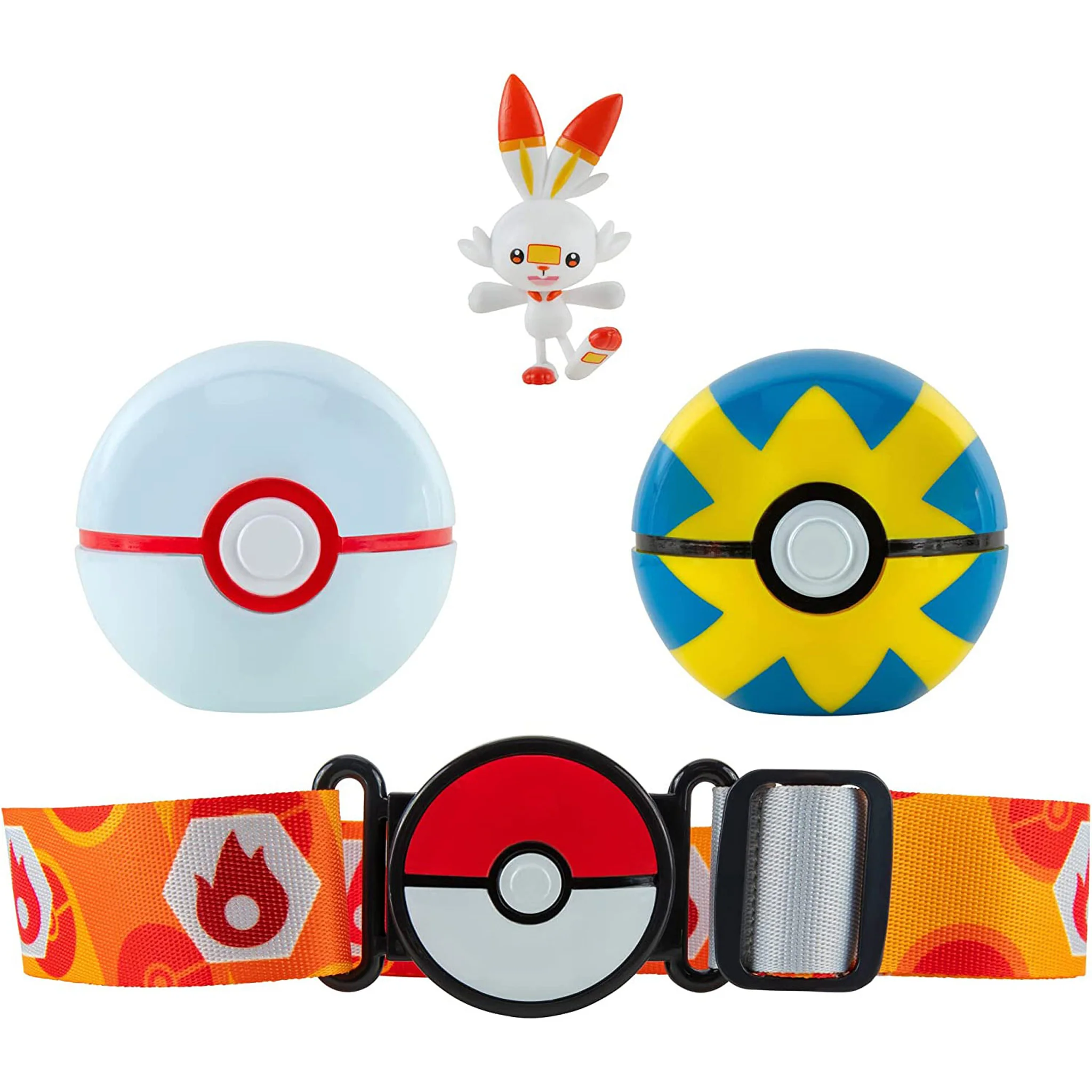 Pokemon Clip'n'Go Pokeball Belt Set - Scorbunny - Image 2