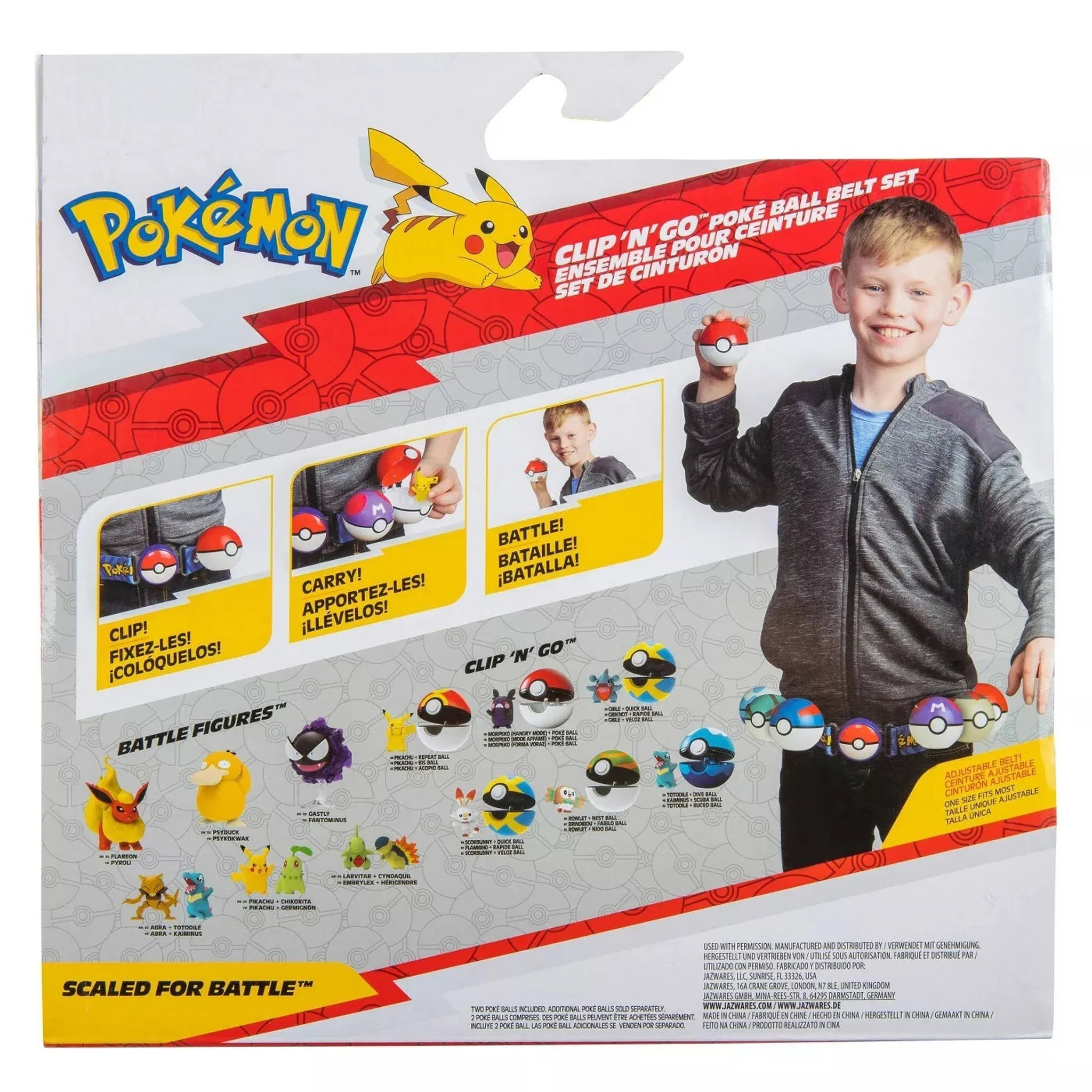 Pokemon Clip'n'Go Pokeball Belt Set - Scorbunny - Image 6
