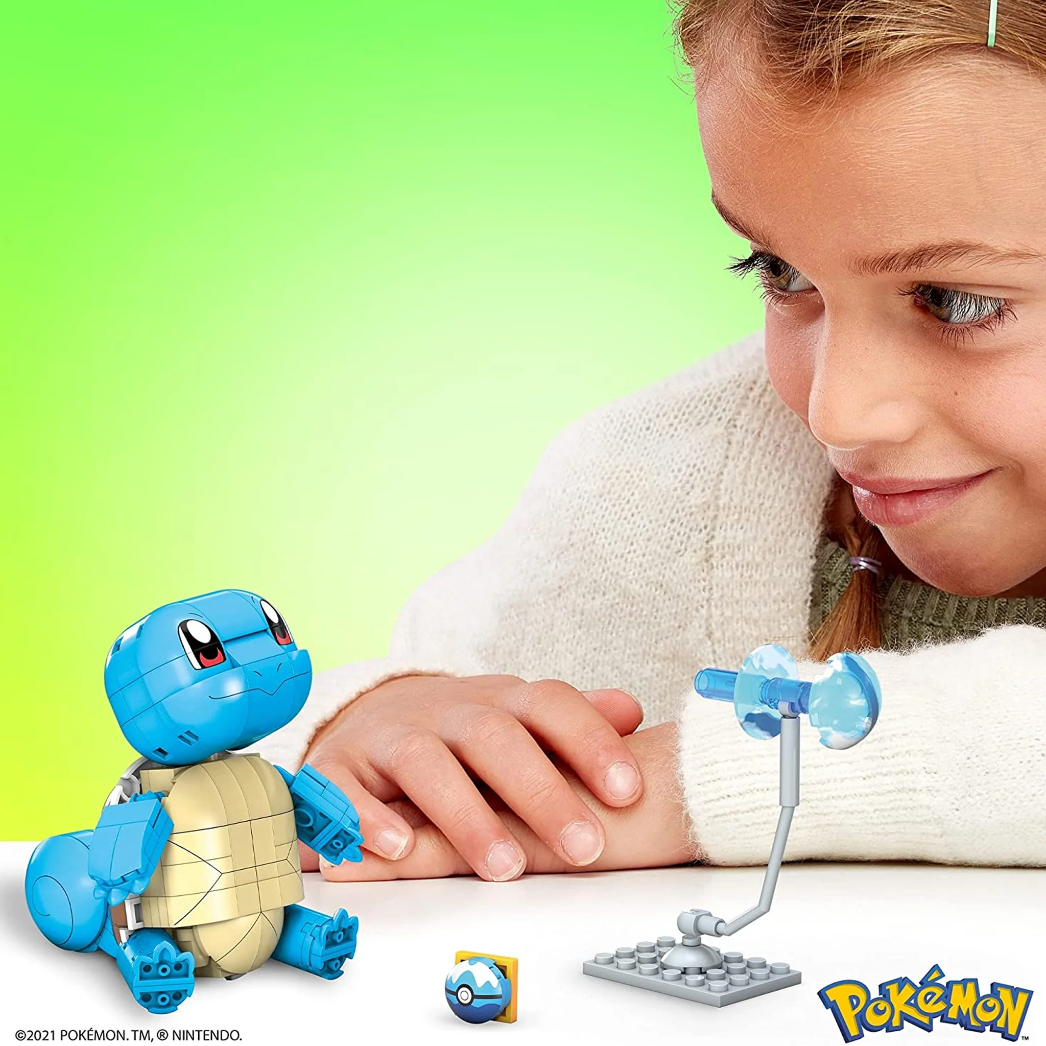 Pokemon Mega Construx Pokemon Build & Show Squirtle - Image 6
