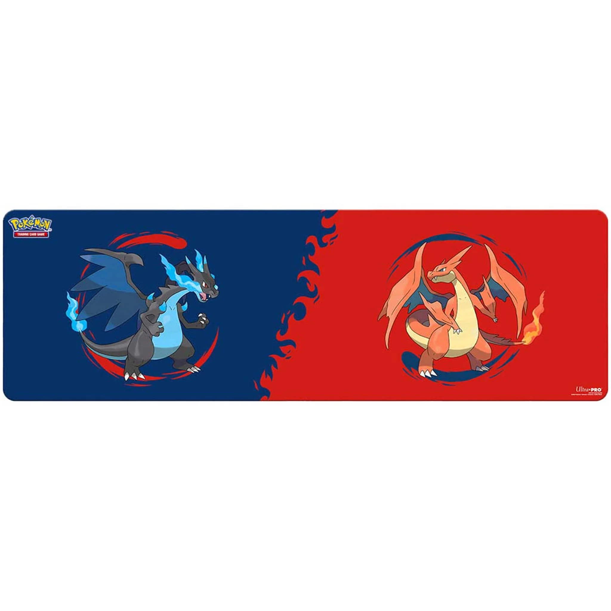 Pokemon Playmat Ultra Pro - Mega Charizard X and Mega Charizard Y Table Playmat - 8ft - Image 2