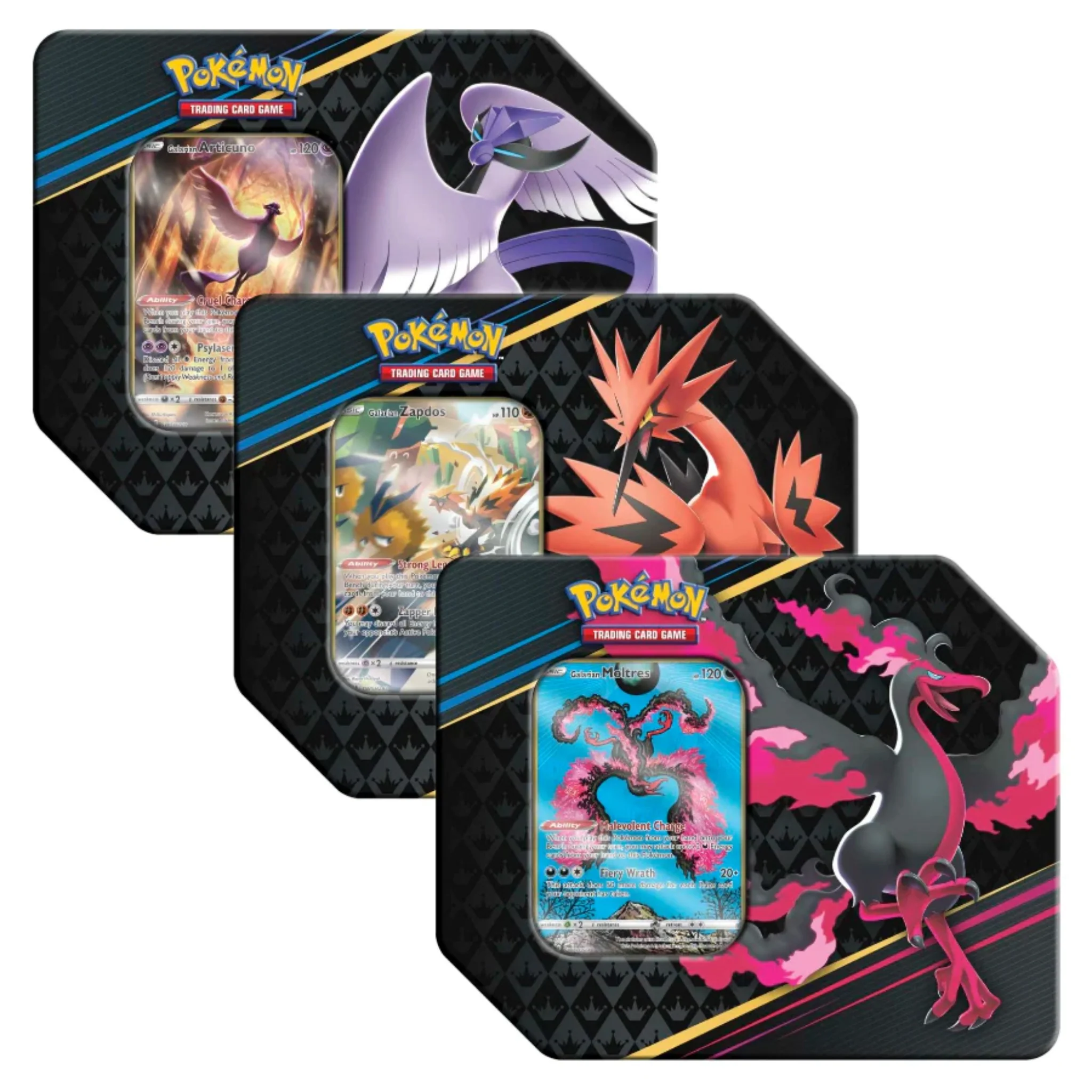 Pokemon TCG Crown Zenith Tin - Galarian Moltres - Image 2