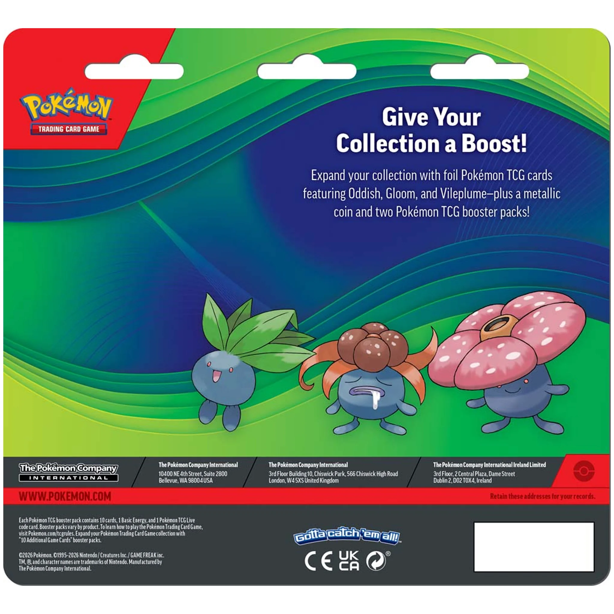 Pokemon TCG Enhanced 2-Pack Blisters - Oddish evolutions - Image 2