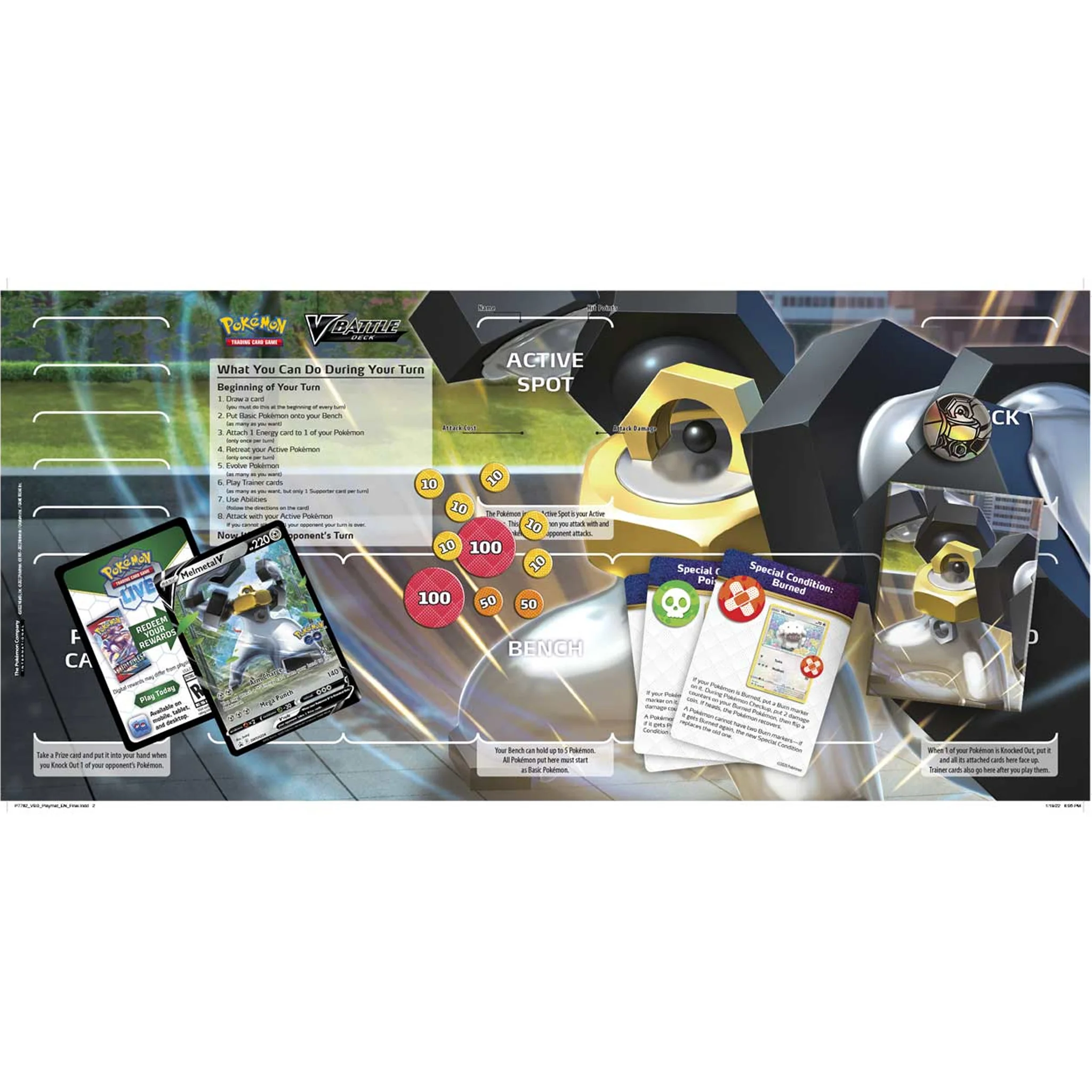 Pokemon TCG - Go V Battle Deck Melmetal - Image 2