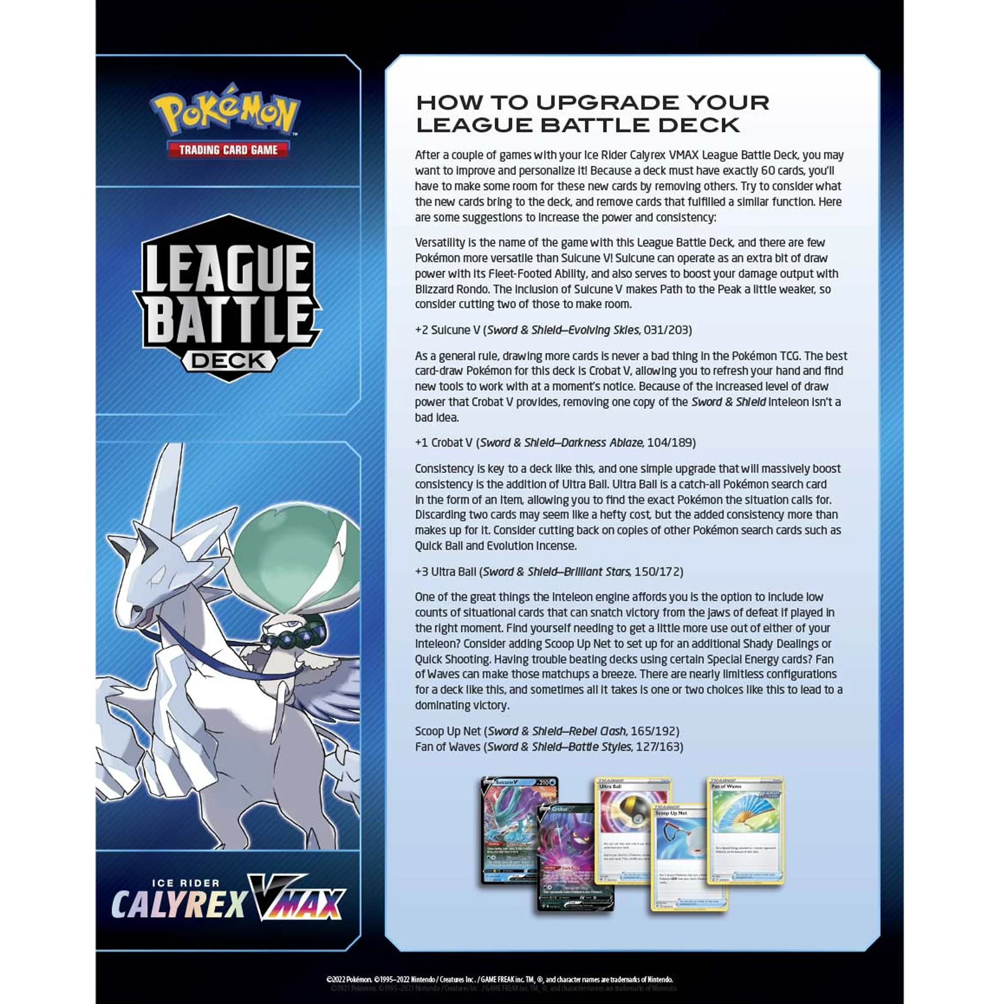 Pokémon TCG - Ice Rider Calyrex VMAX League Battle Deck - Image 2