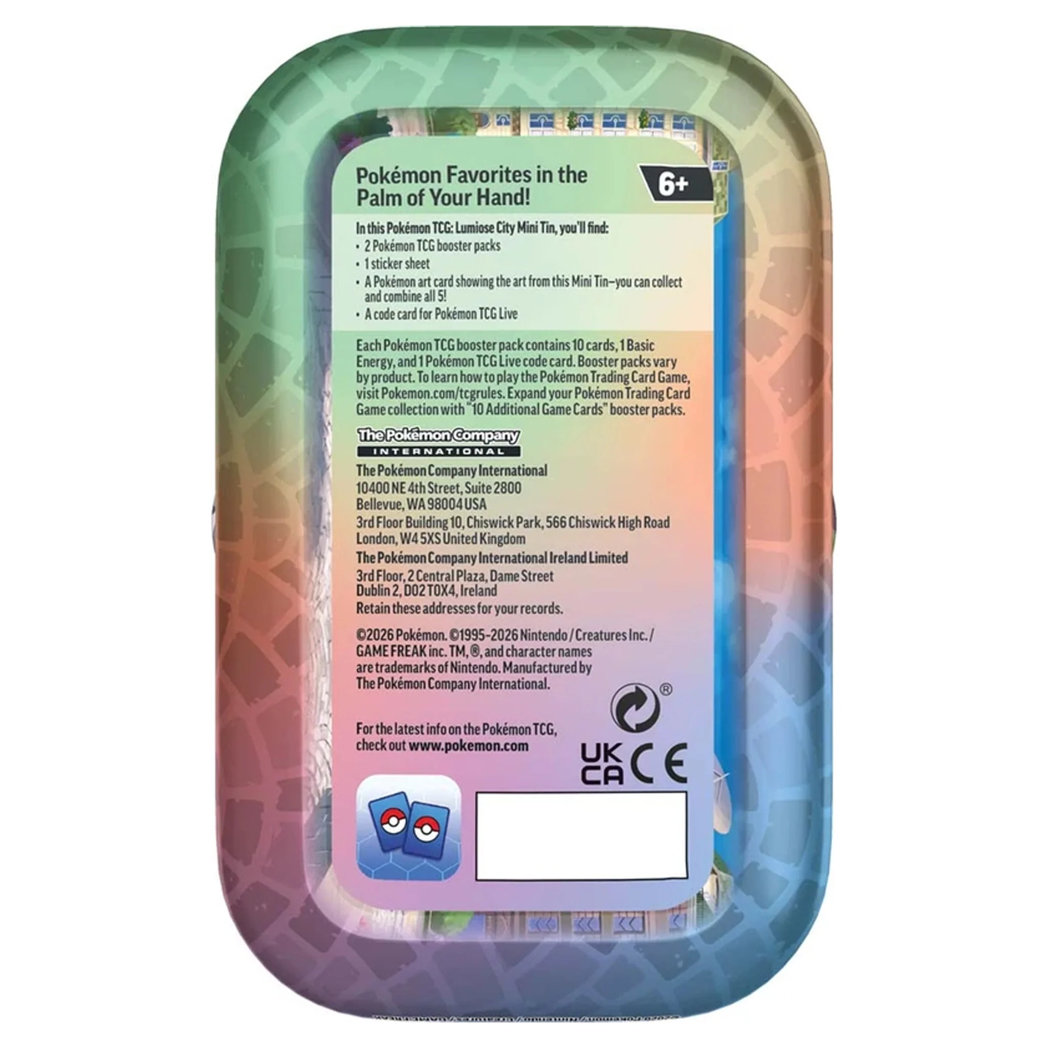 Pokemon TCG Lumiose City Mini Tin Set - Image 7