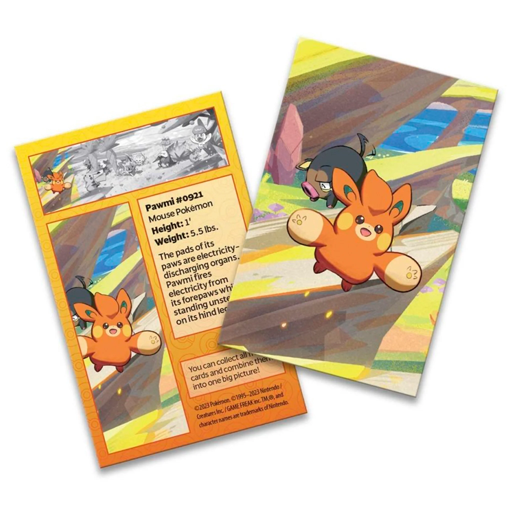 Pokemon TCG Paldea Friends Mini Tin - Pawmi - Image 2