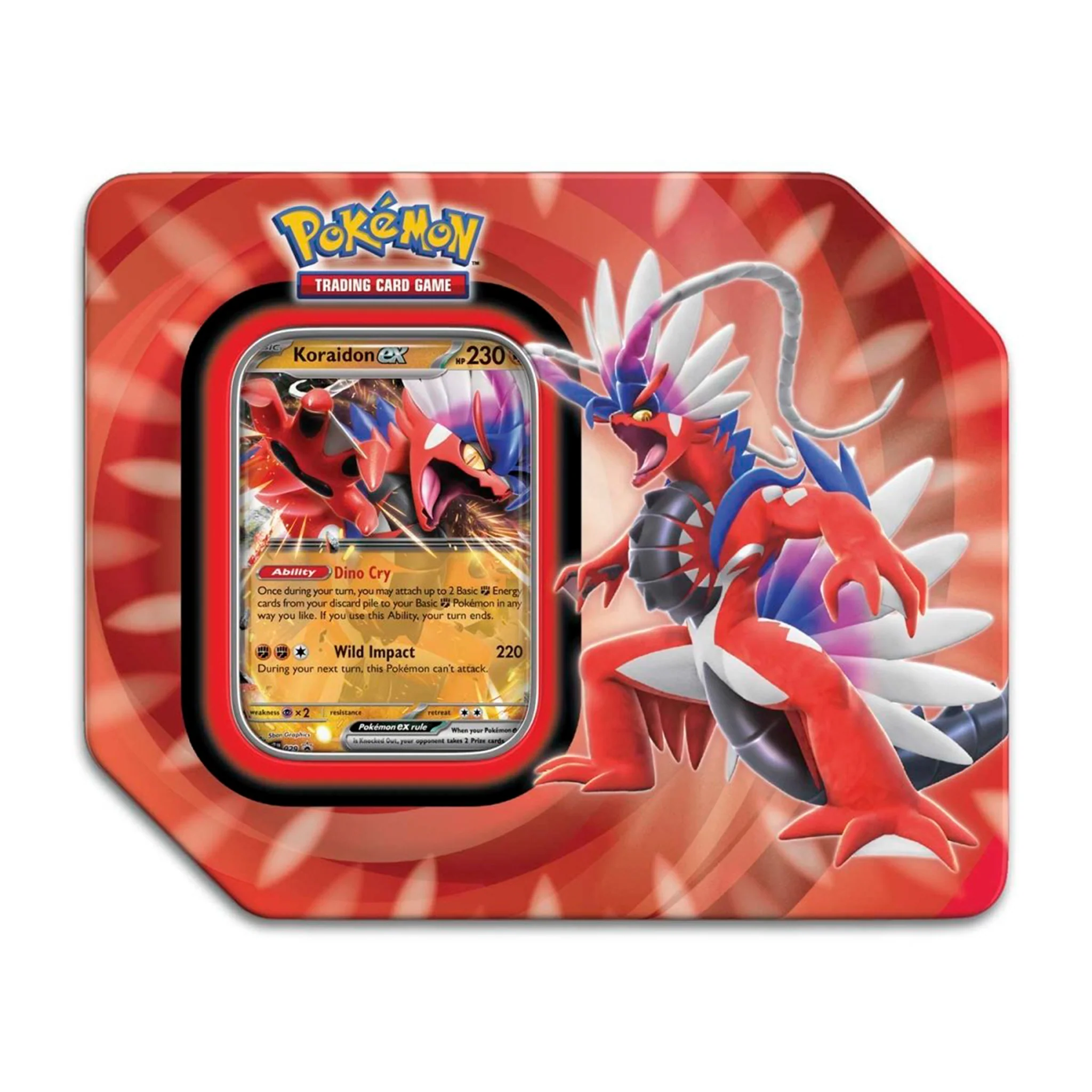 Pokemon TCG Paldea Legends Tin - Koraidon ex