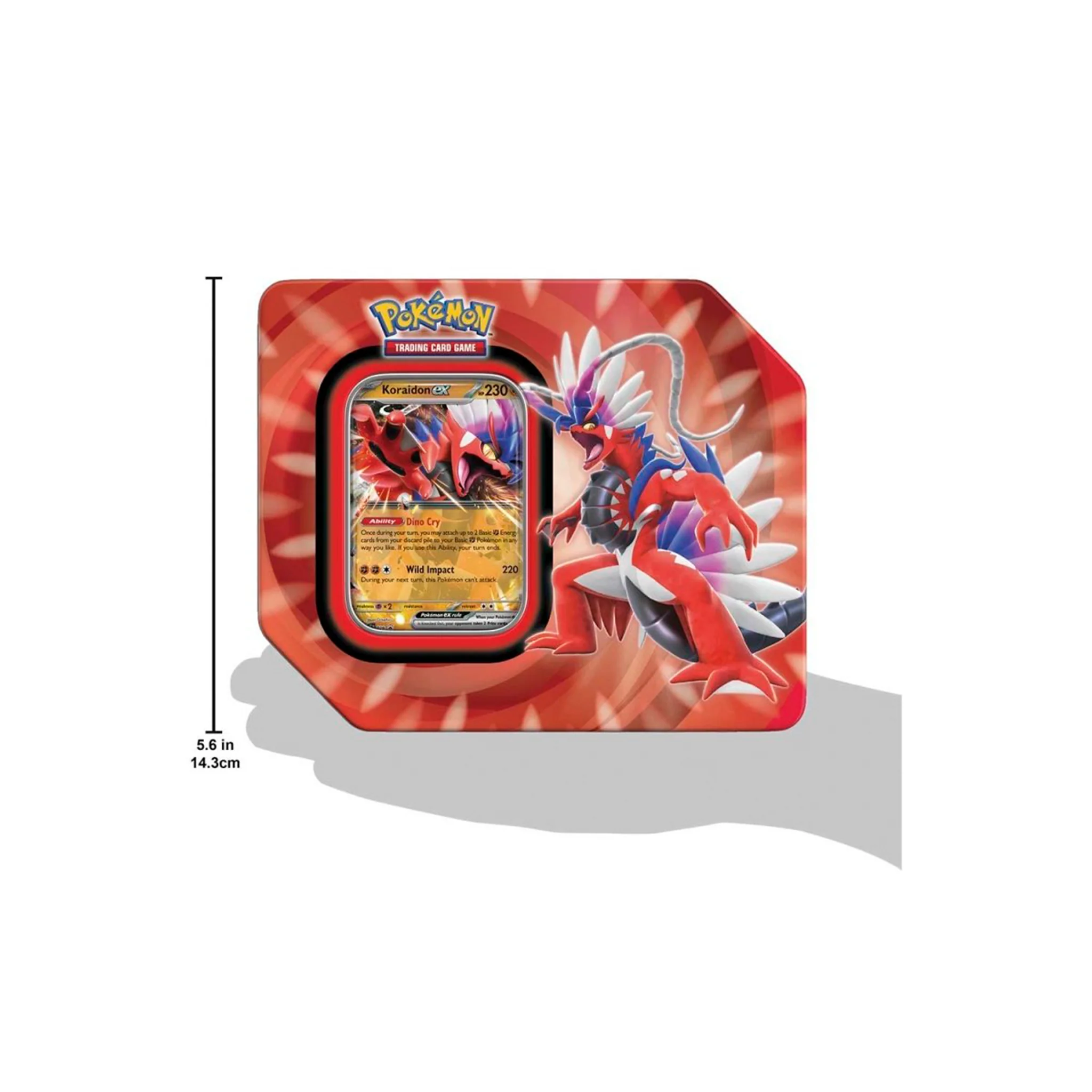 Pokemon TCG Paldea Legends Tin - Koraidon ex - Image 4
