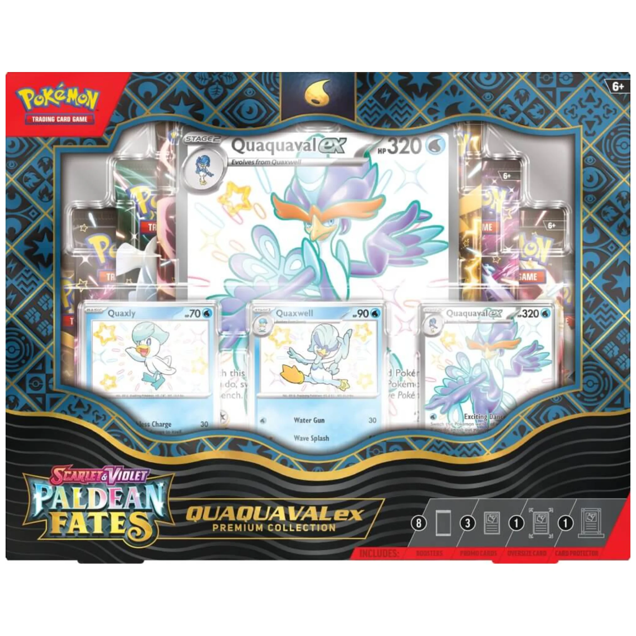 Pokemon TCG - Paldean Fates Premium Collection - Quaquaval ex - Image 2