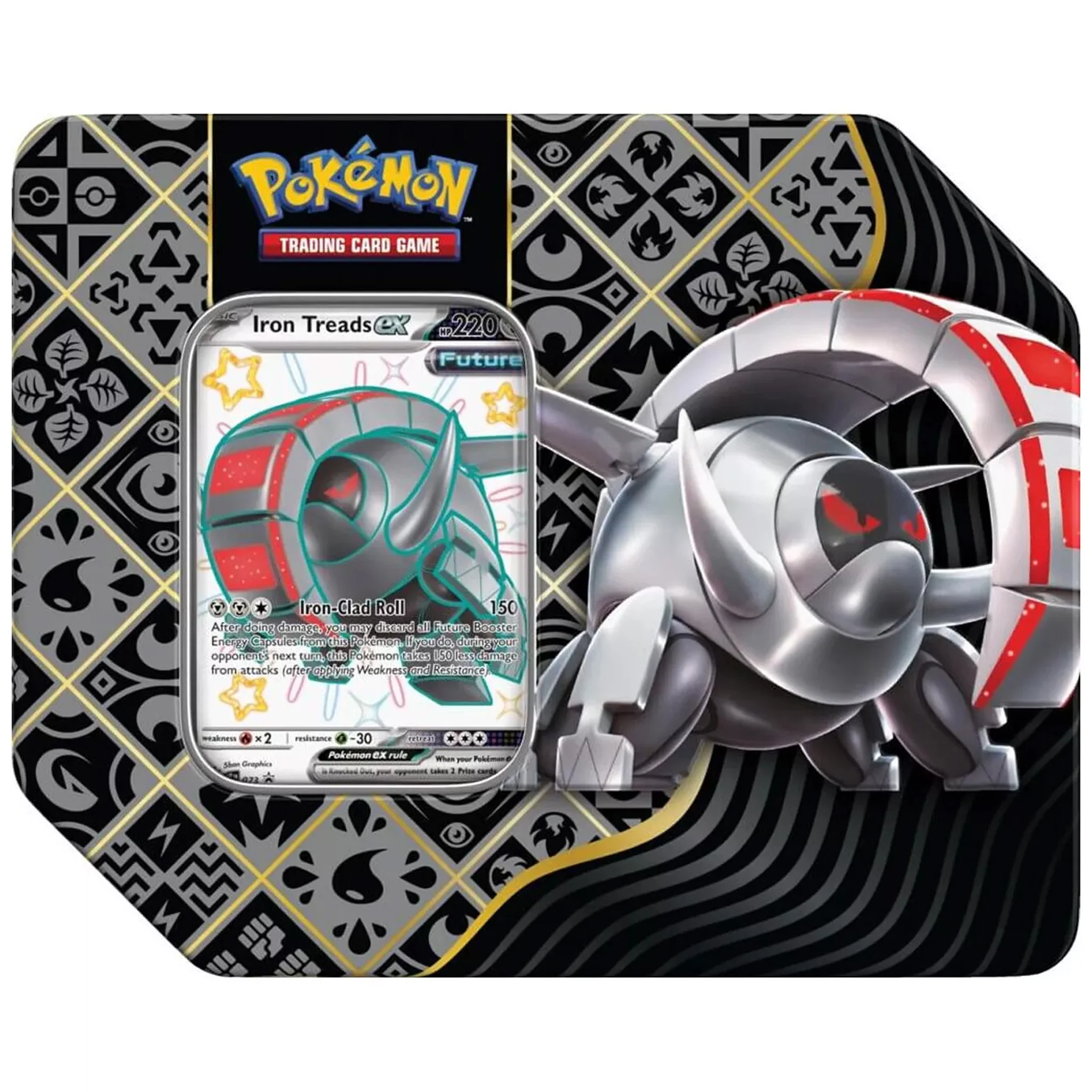 Pokemon TCG Paldean Fates Tin - Iron Treads