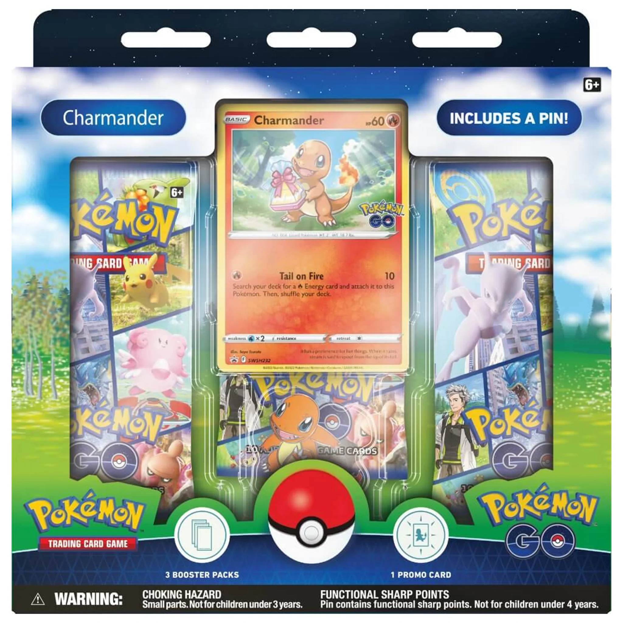 Pokemon TCG Pokemon GO Pin Collection - Charmander
