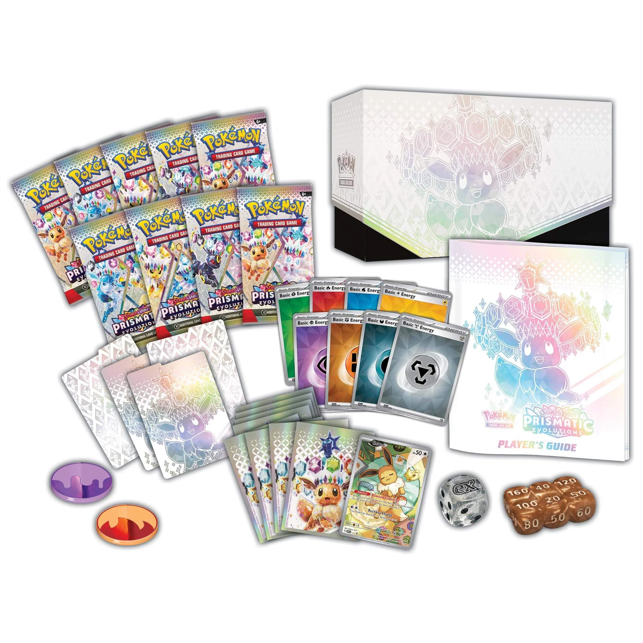 Pokemon TCG Scarlet & Violet Prismatic Evolutions Elite Trainer Box - Image 3