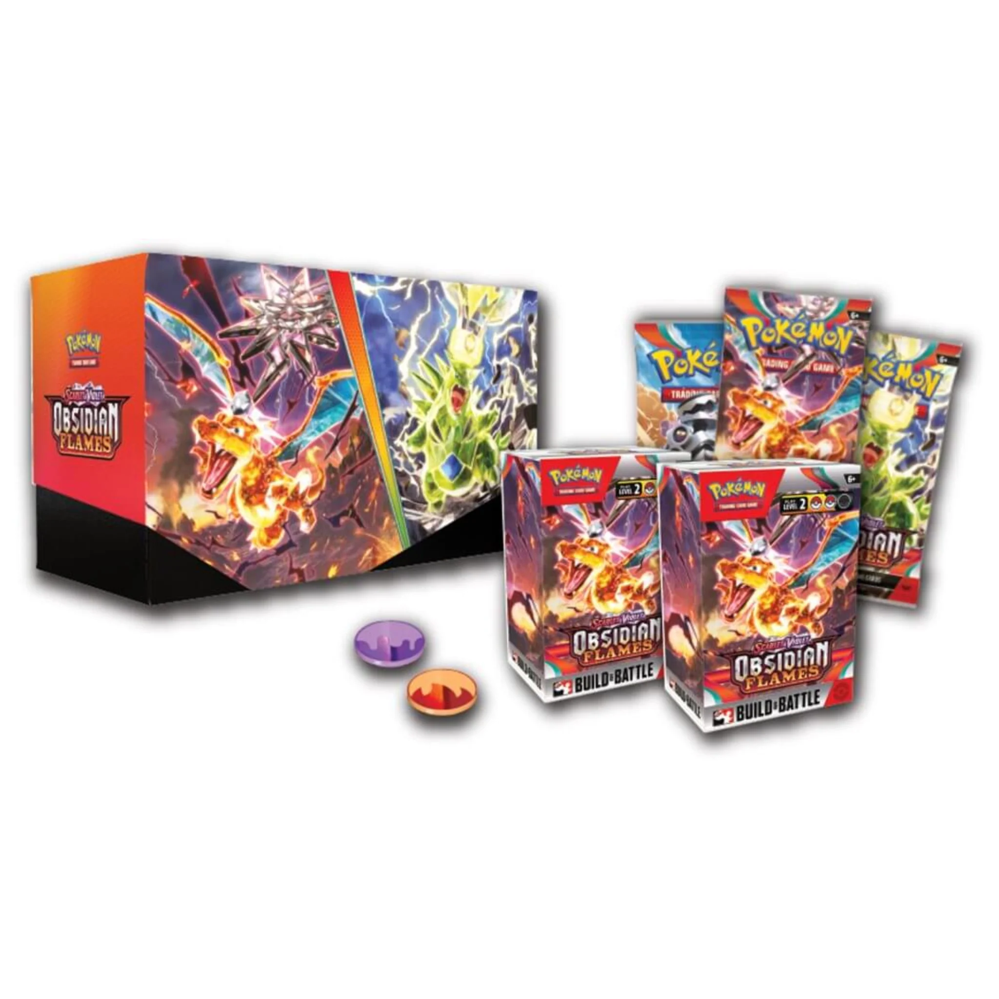Pokemon TCG Scarlet & Violet Obsidian Flames Build & Battle Stadium - Image 2