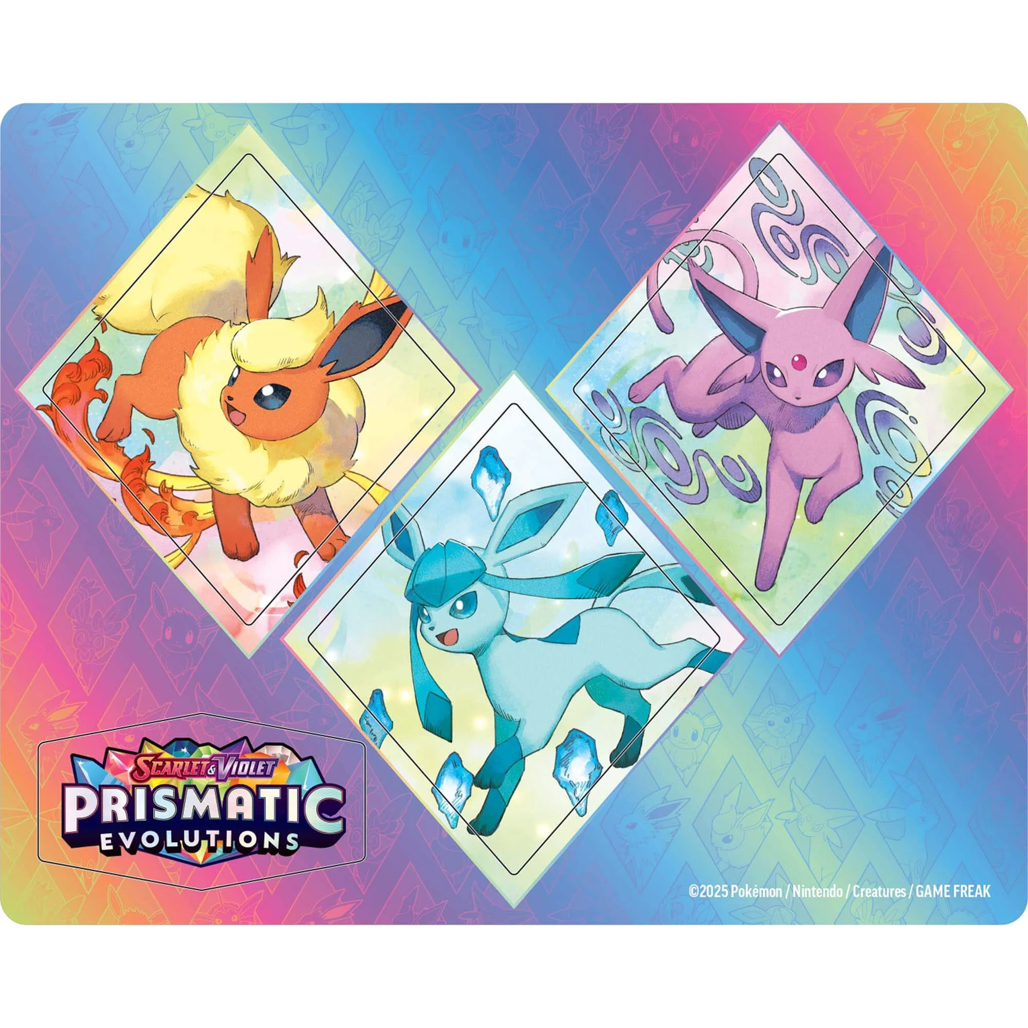 Pokemon TCG Scarlet & Violet Prismatic Evolutions Tech Sticker Collection - Glaceon - Image 2