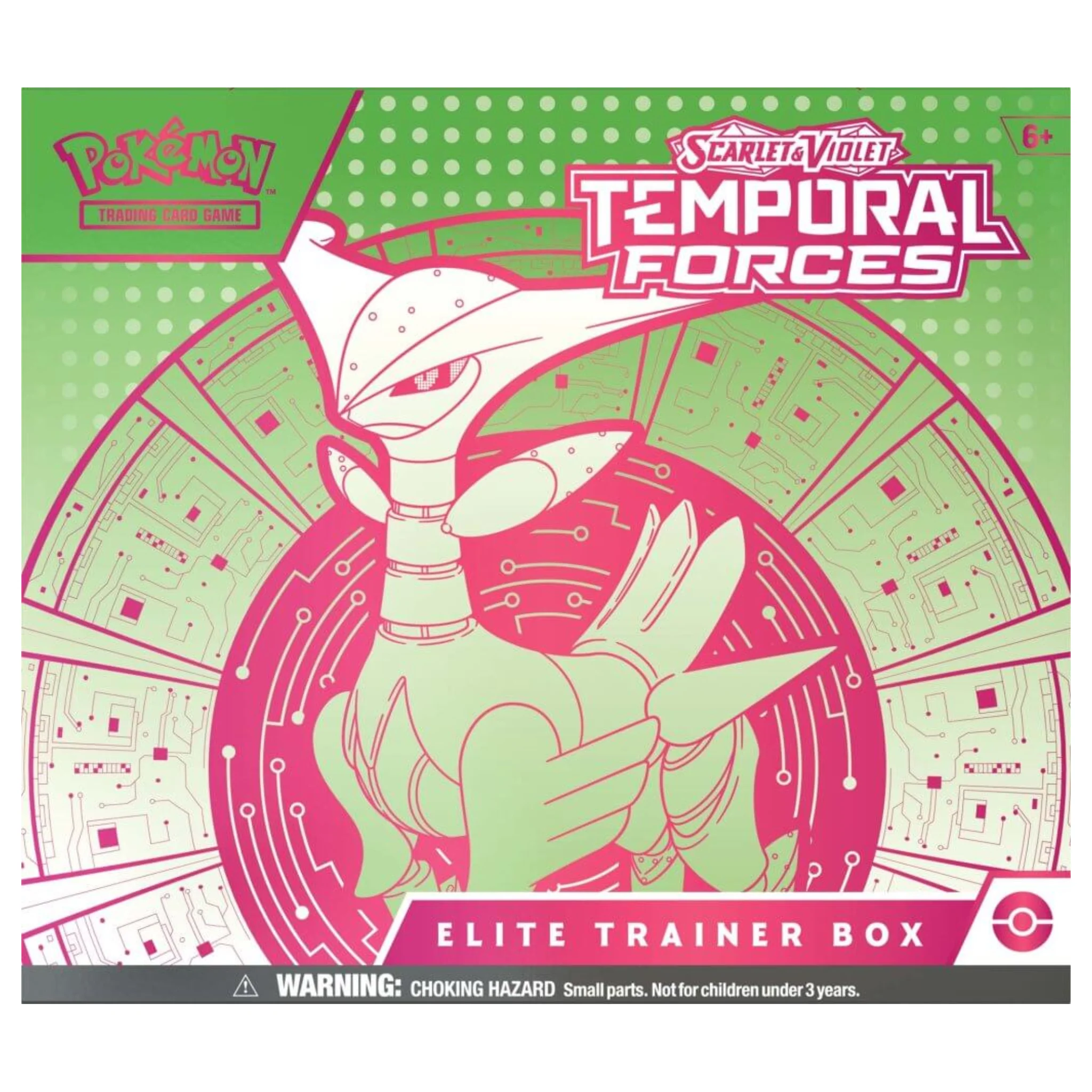 Pokemon TCG - Scarlet & Violet Temporal Forces Elite Trainer Box - Iron Leaves - Image 4