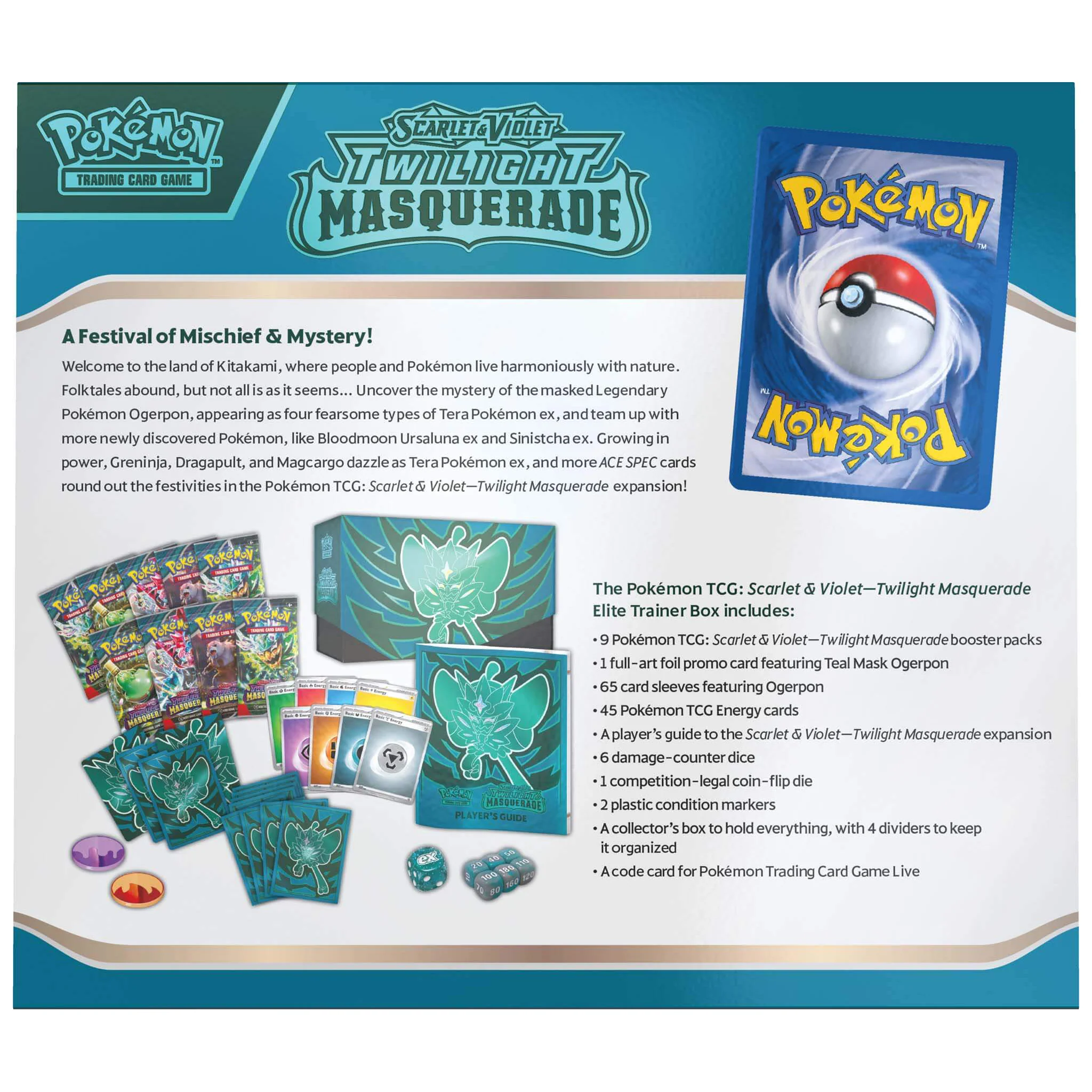Pokemon TCG - Scarlet & Violet Twilight Masquerage Elite Trainer Box - Image 5