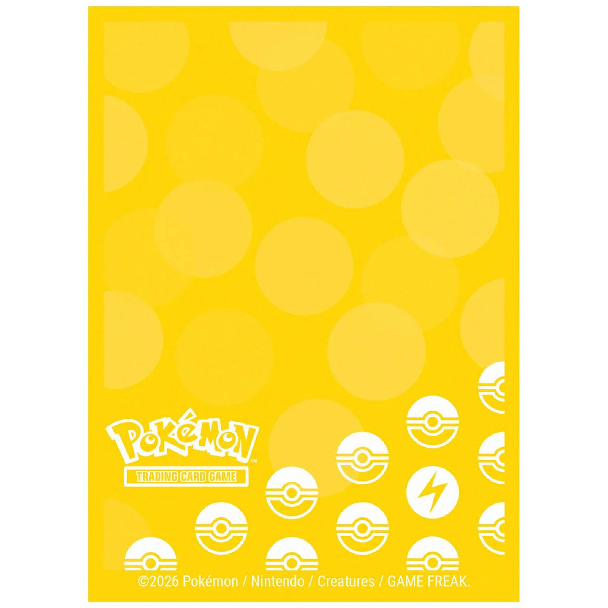 Pokemon TCG Ultra Pro 65ct Deck Protector Sleeves Energy Lightning Type x65 - Image 3