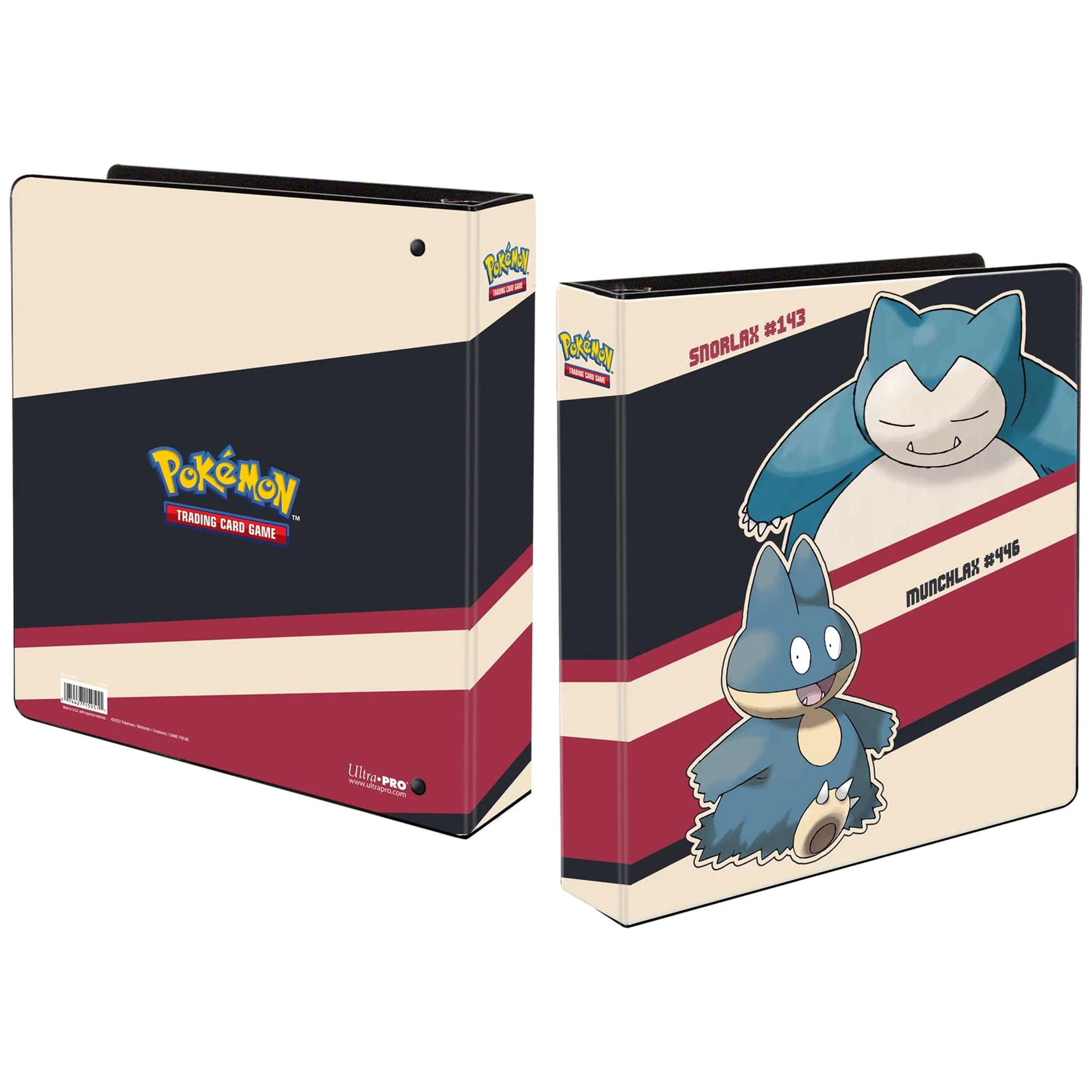 Pokemon TCG - Ultra Pro Ring Binder- Snorlax & Munchlax - Image 2