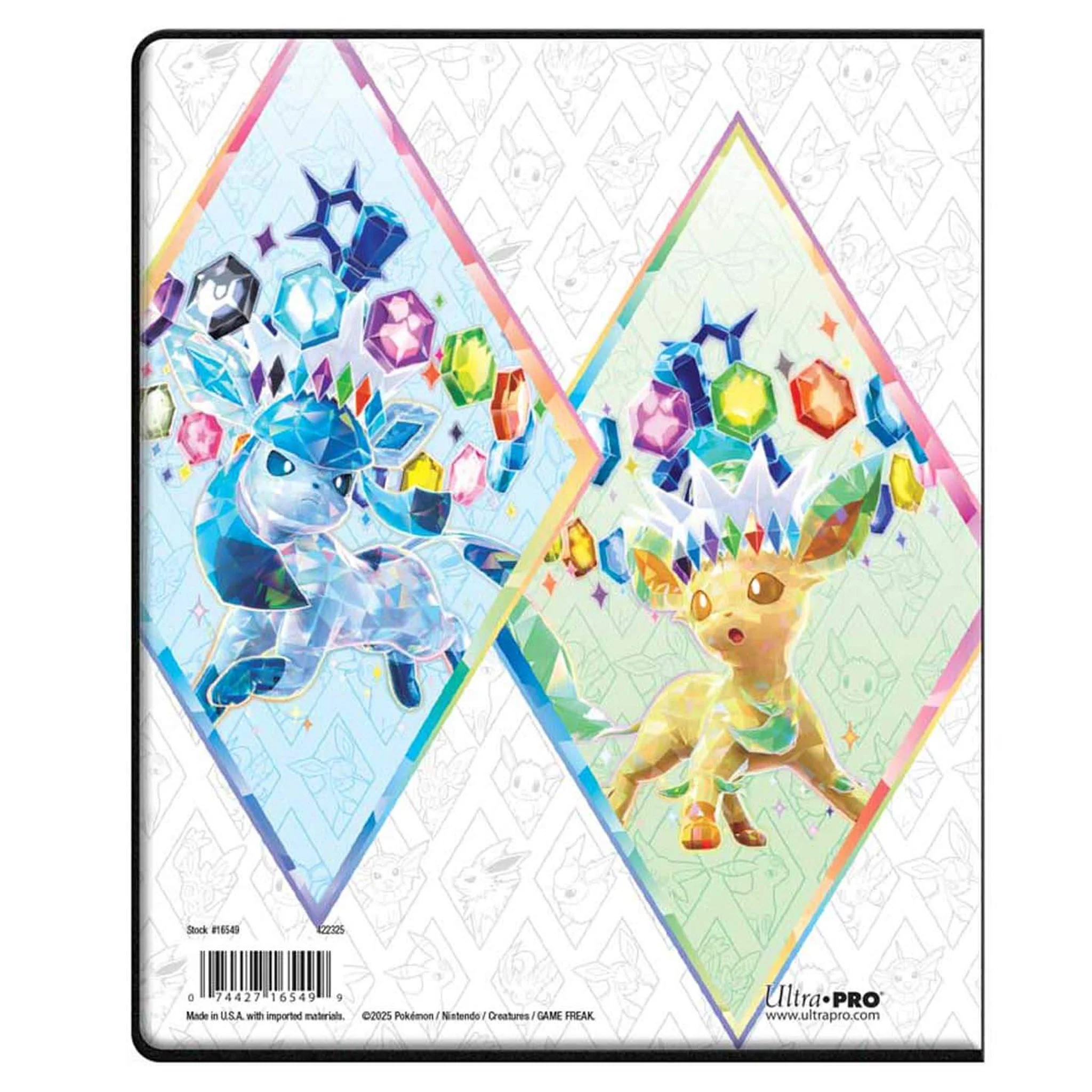 Pokemon TCG Ultra Pro Pokemon - Portfolio 4 pocket Scarlet & Violet Prismatic Evolution - Image 3