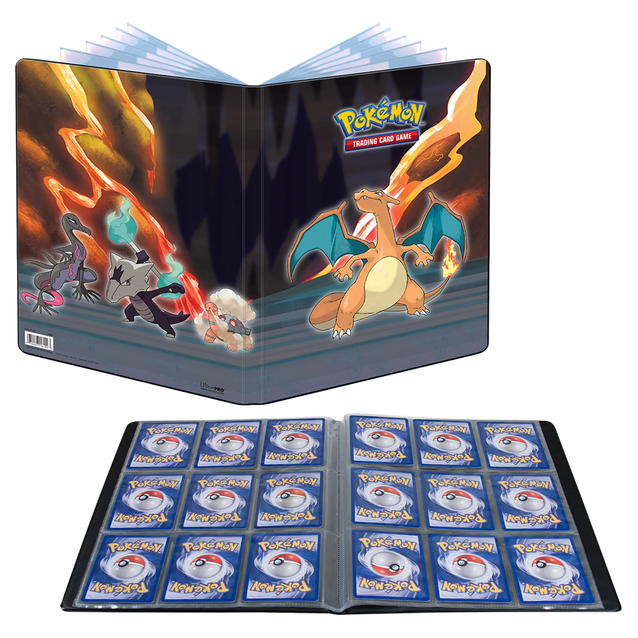 Pokemon TCG ULTRA PRO Pokemon Portfolio 9 Pocket - Scorching Summit