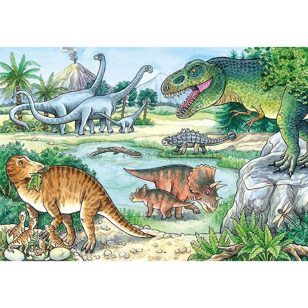 Ravensburger Dinosaurs of Land and Sea Puzzle 2x24pc - Image 3