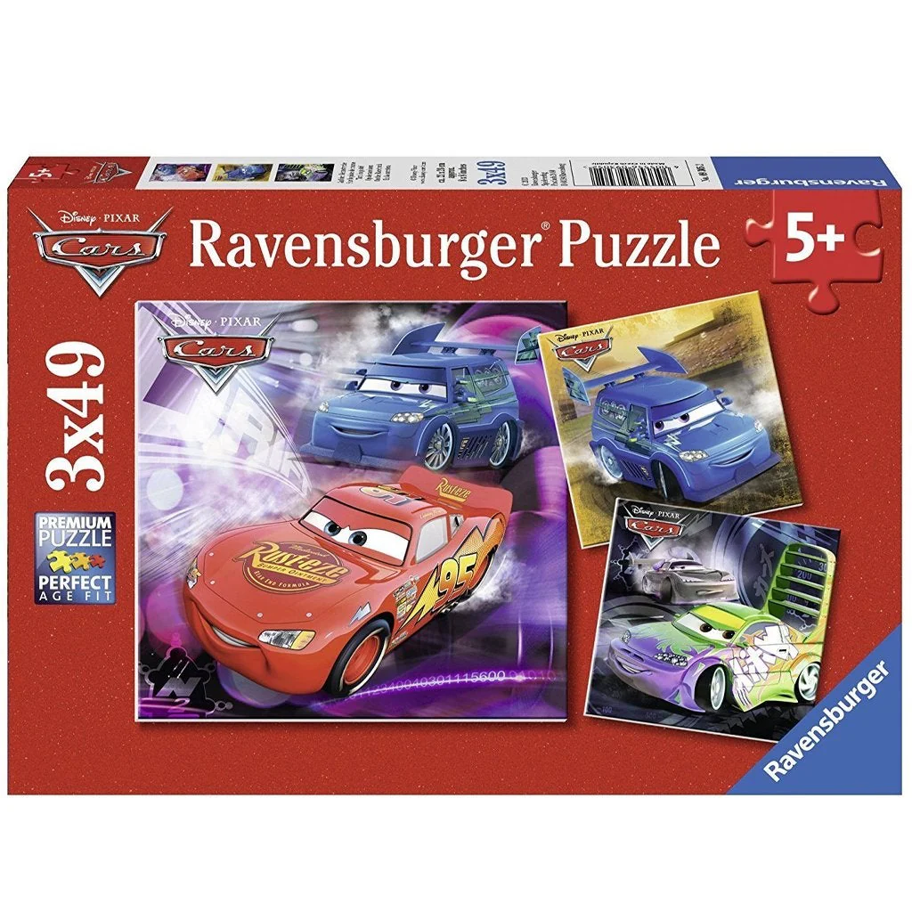 Ravensburger Disney Cars Puzzle 3x49pc