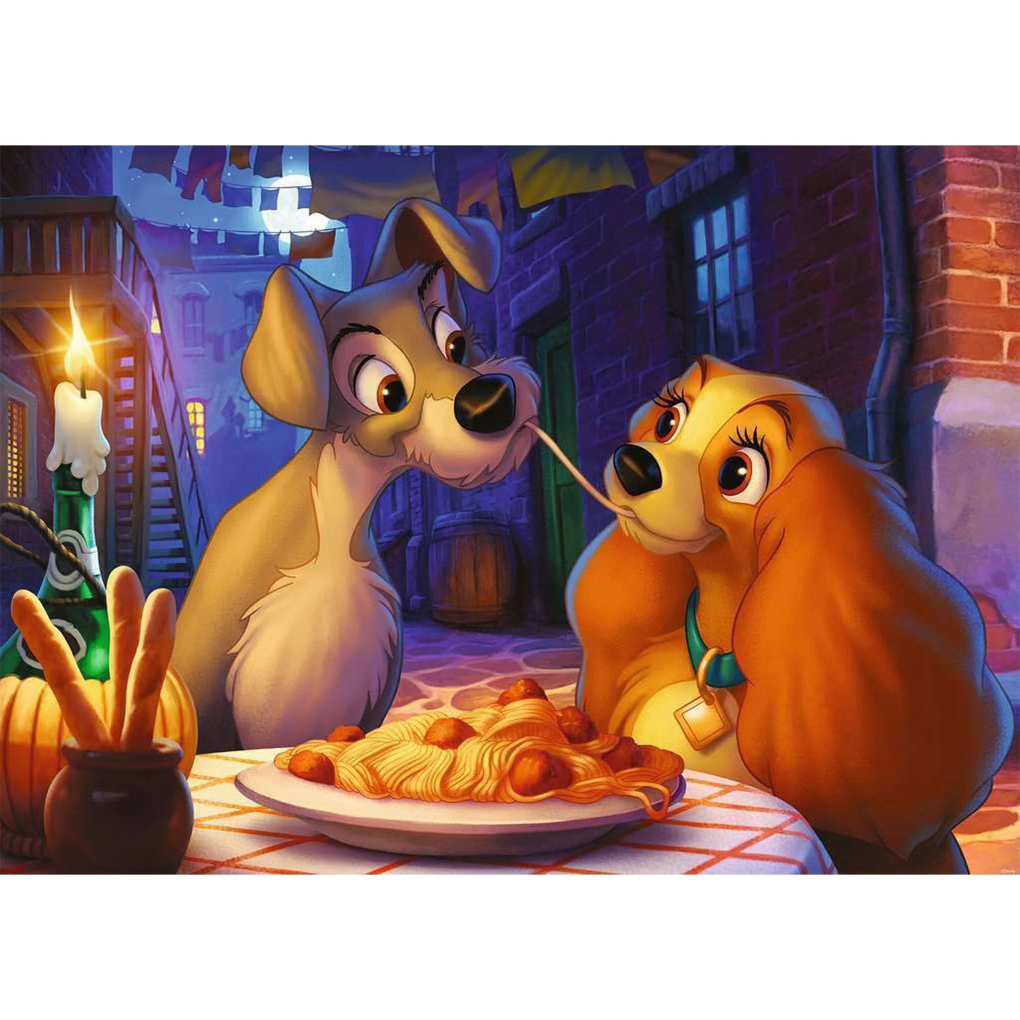 Ravensburger Disney Moments 1955 Lady and Tramp 1000pc - Image 2