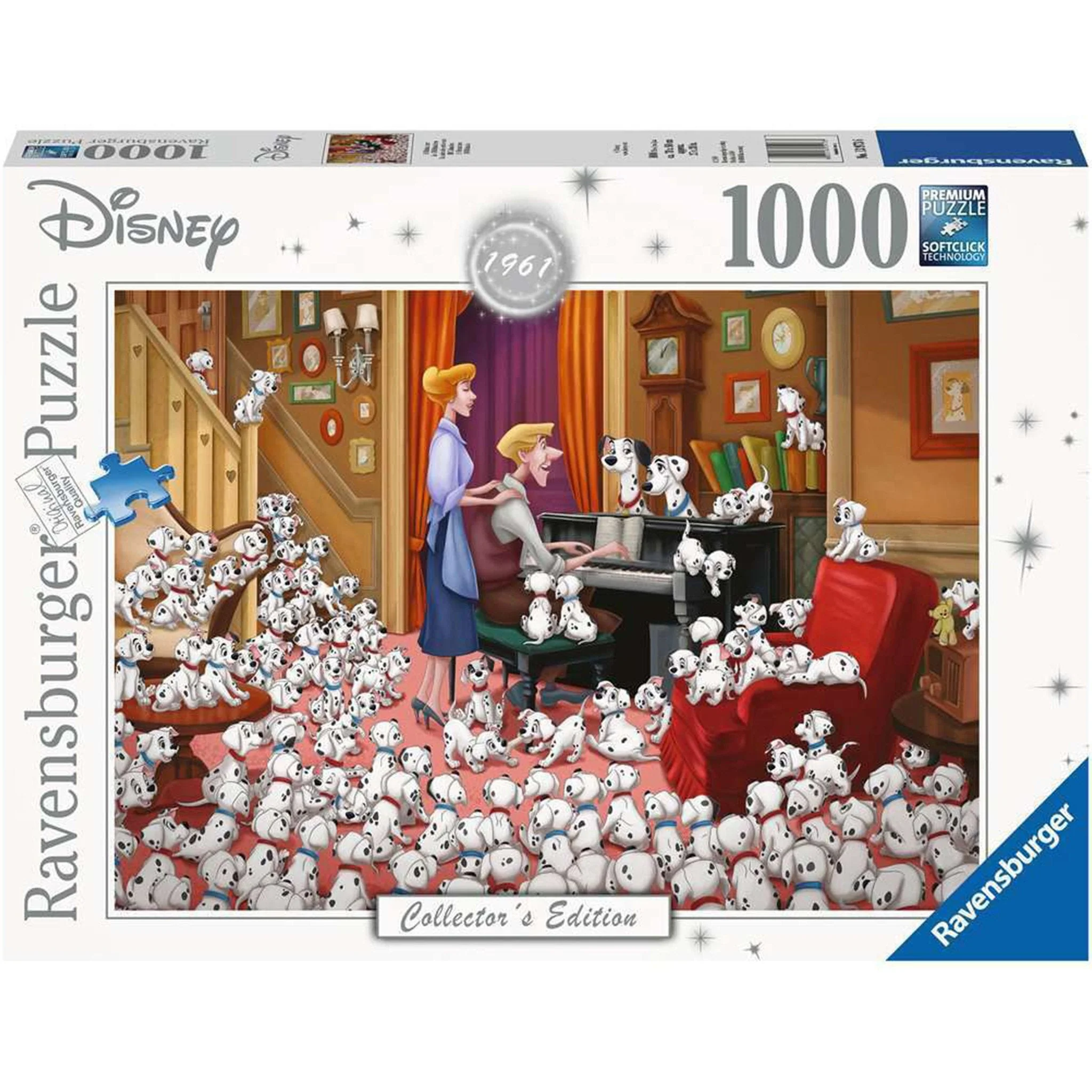 Ravensburger Disney Moments 1961 101 Dalmatians 1000pc - Damaged Box
