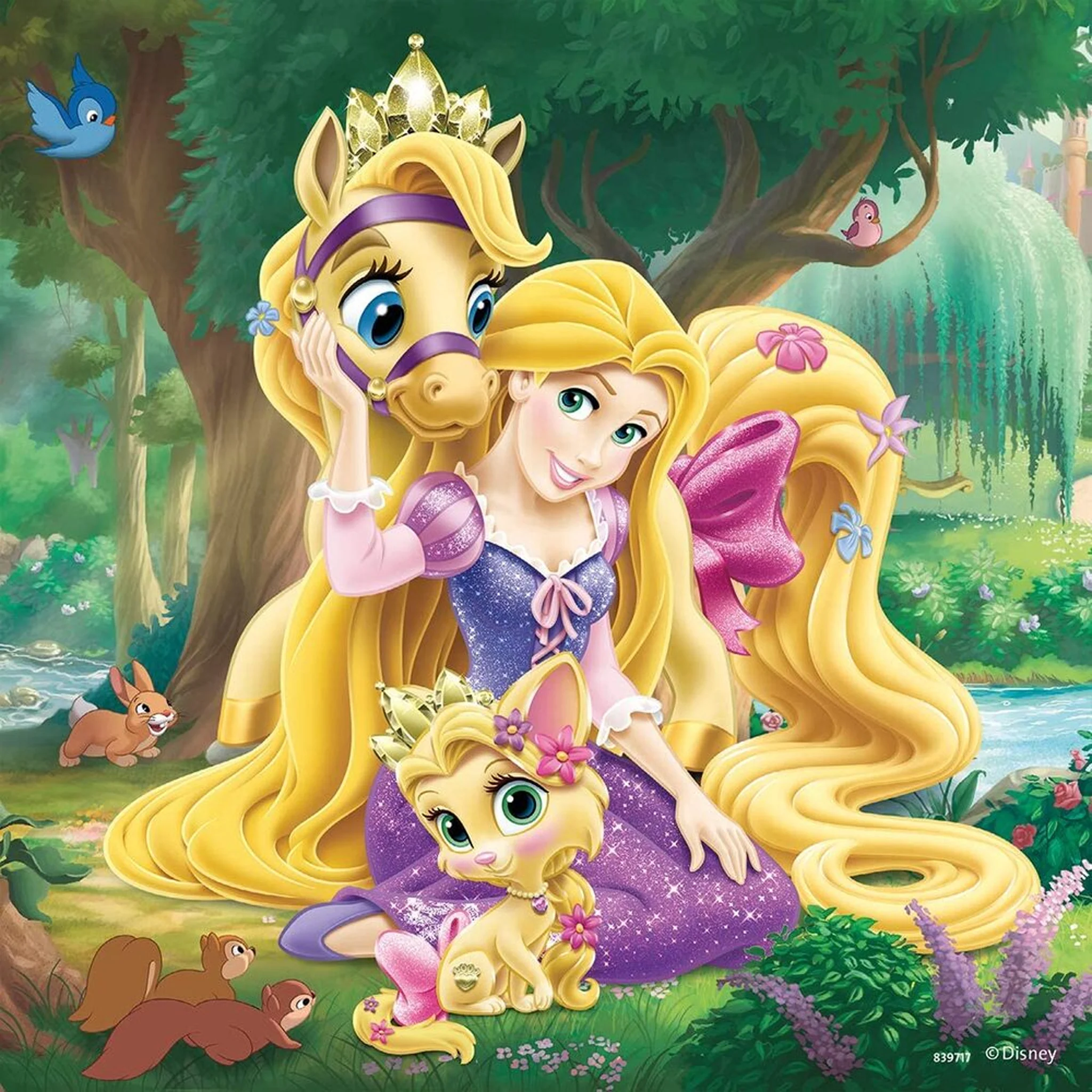 Ravensburger Disney Place Pets and Princess 3x49 puzzle - Image 2