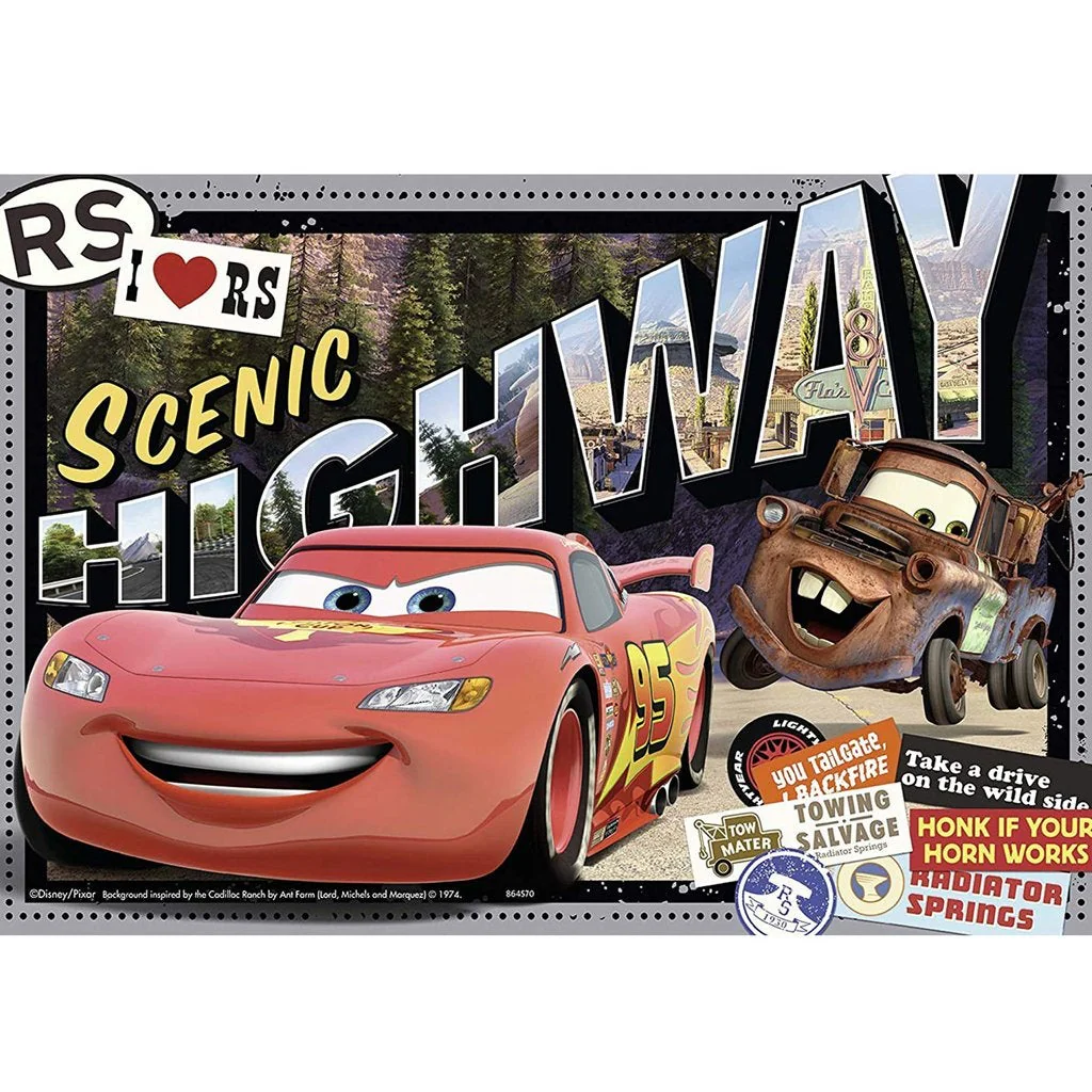 Ravensburger Disney Two Cars Puzzle 2x24pc - Image 3