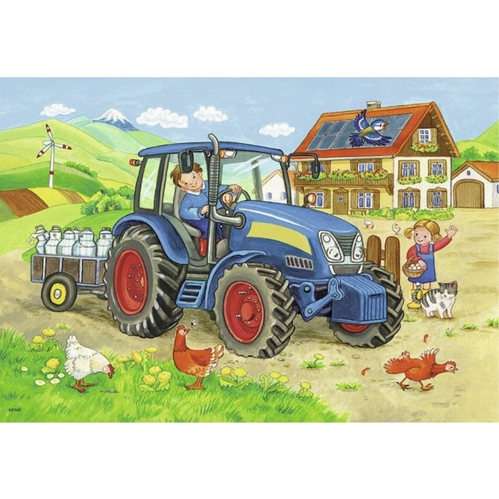 Ravensburger Hard at Work Puzzle 2x12pc - Image 3