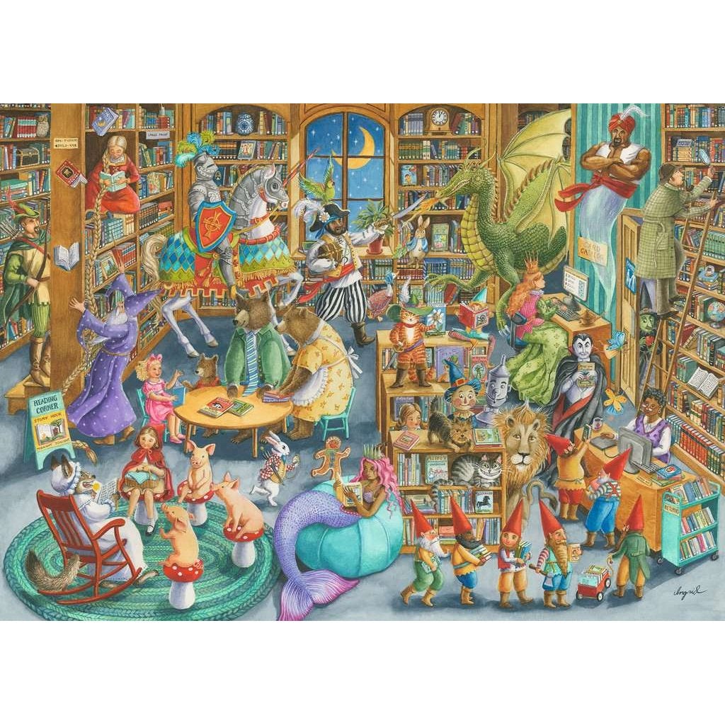 Ravensburger Midnight at the Library 1000pc - Image 2