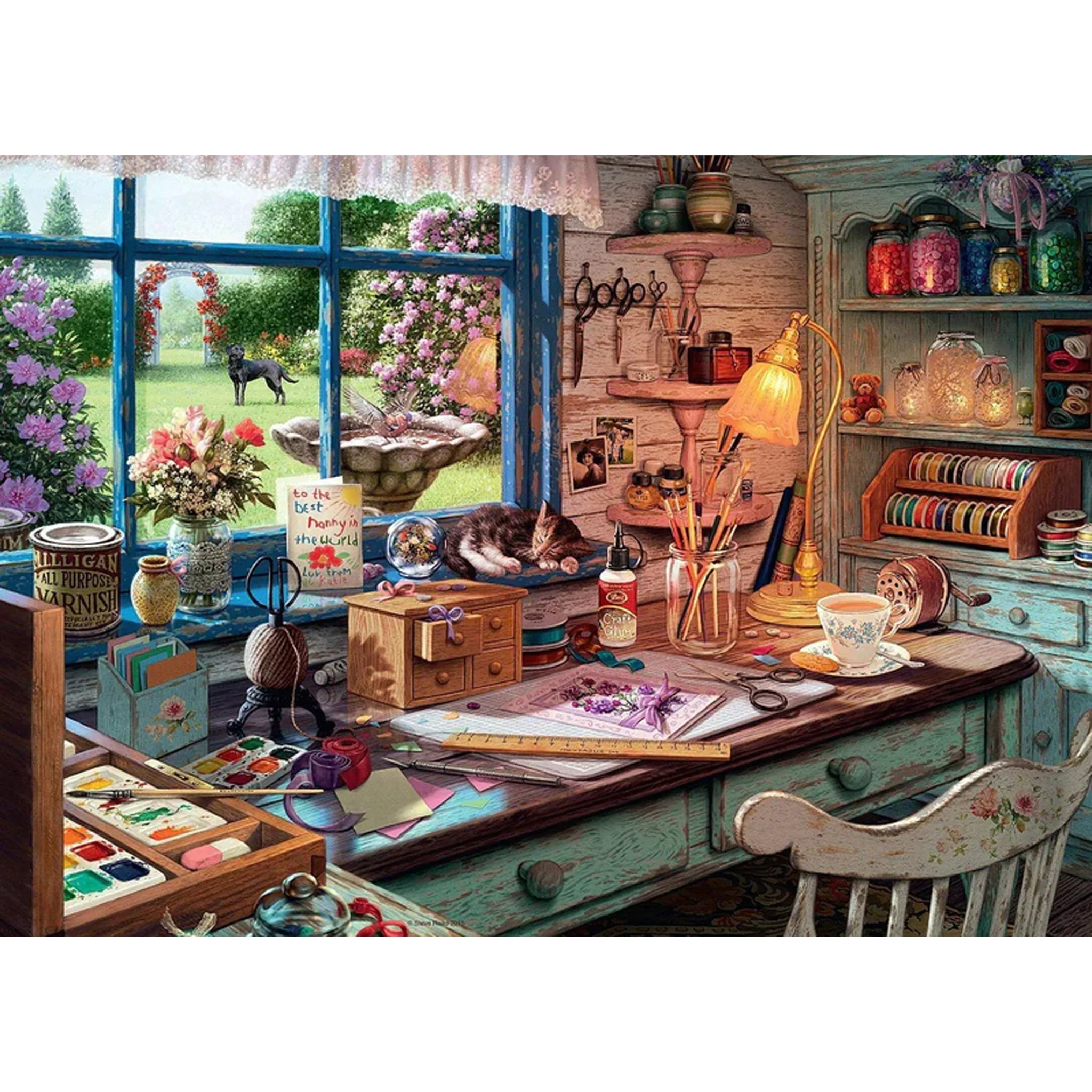 Ravensburger My Haven No 1 The Craft Shed 1000pc - Image 2