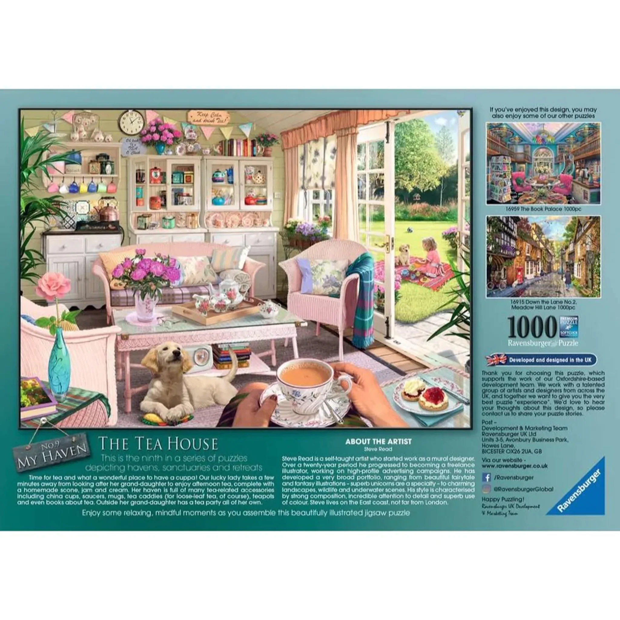 Ravensburger My Haven No 12 the Tea Shed 1000pc - Image 3