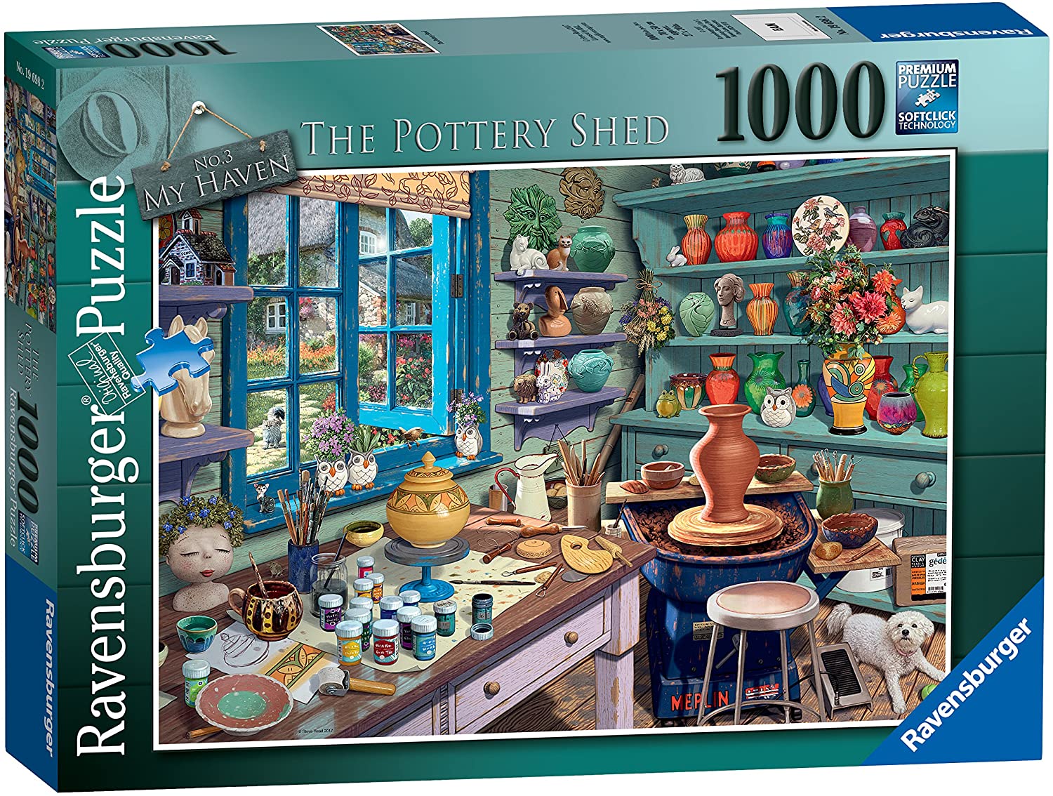 Ravensburger My Haven No 3 The Pottery Shed 1000pc