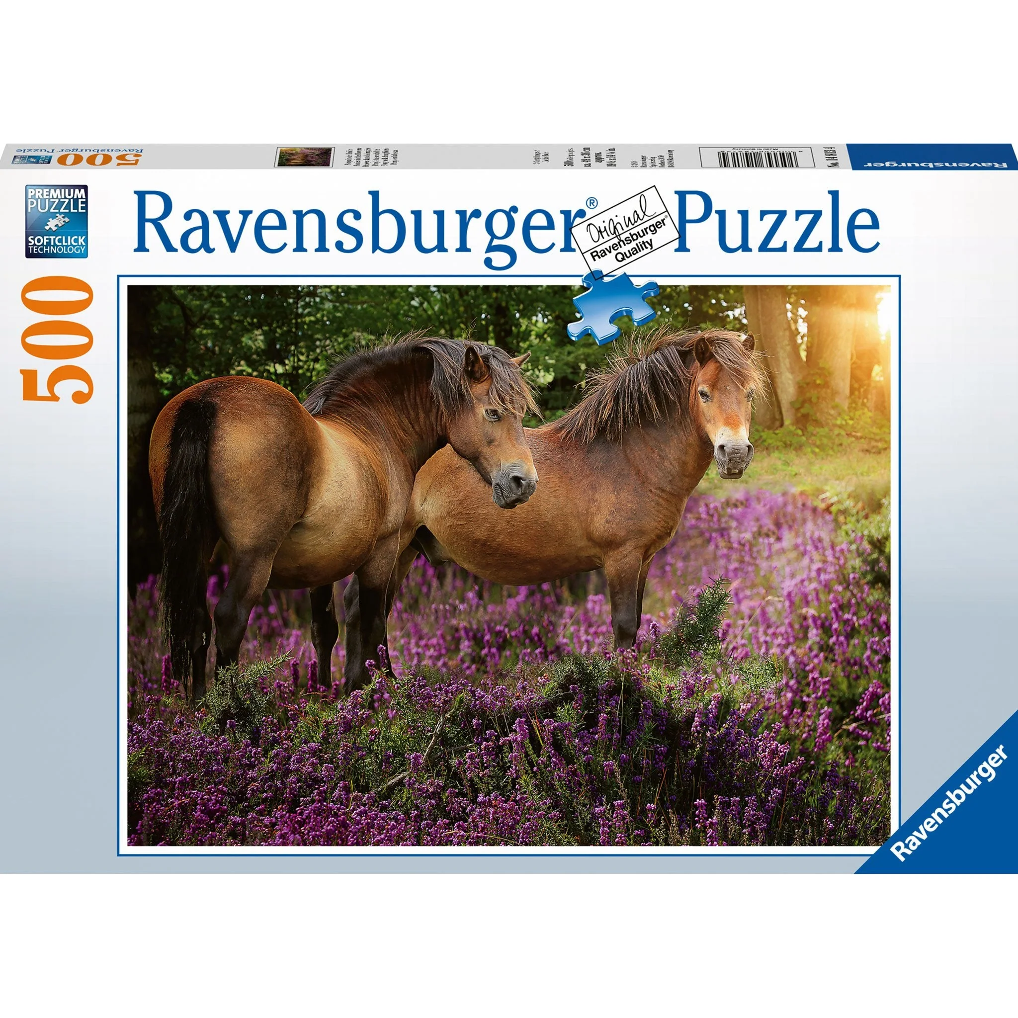 Ravensburger Ponies in the Flowers Puzzle 500pc