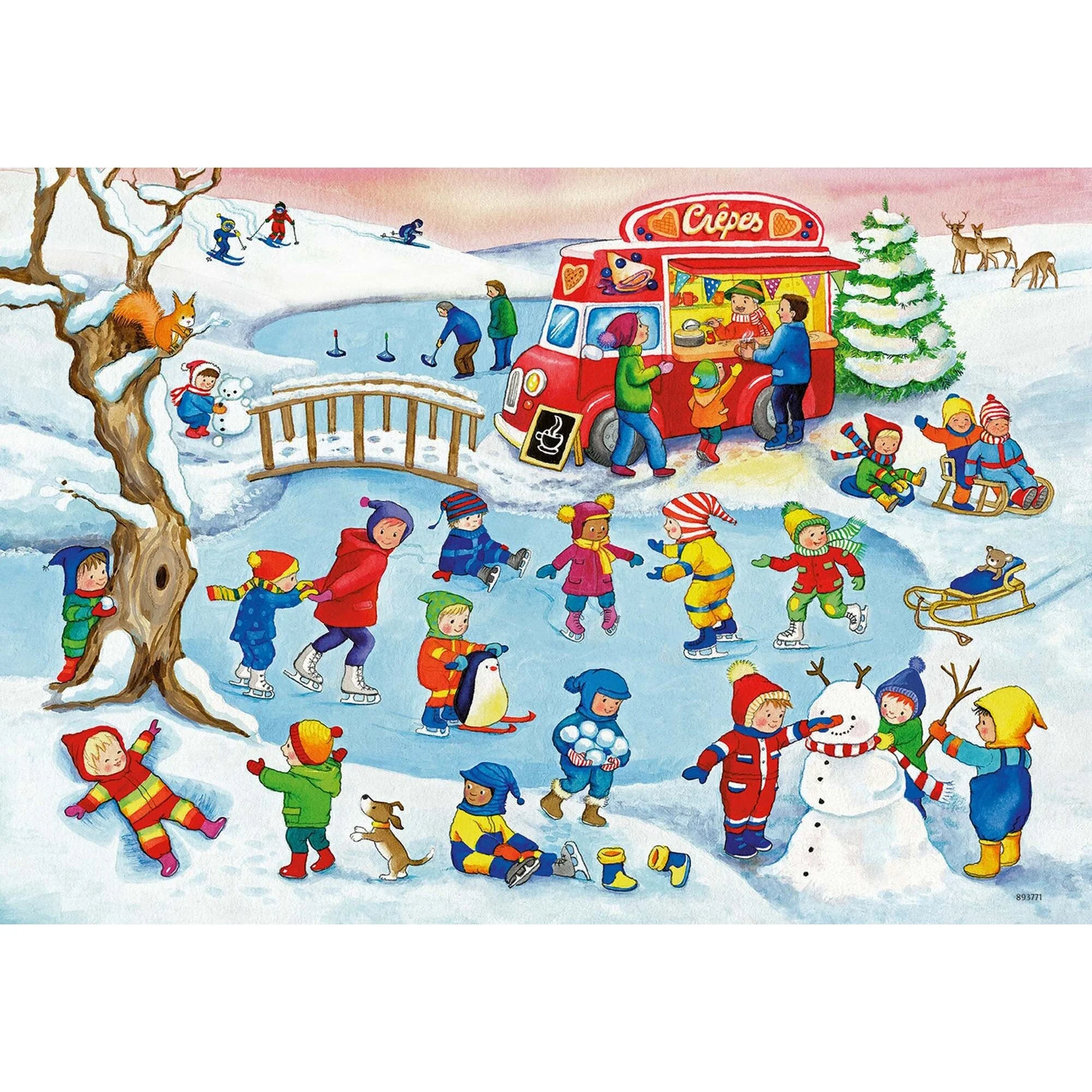 Ravensburger Swimming at the Lake 2x24pc Puzzle - Image 3