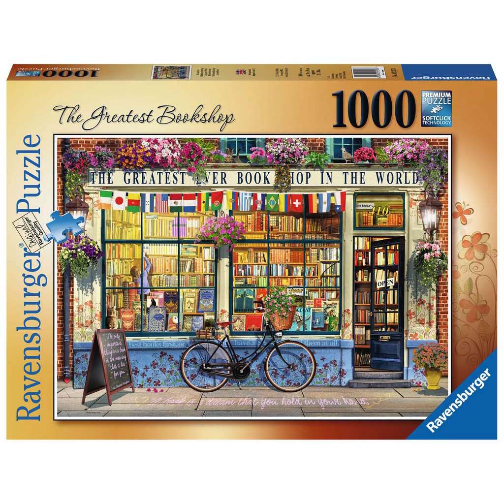 Ravensburger The Greatest Bookshop Puzzle 1000pc