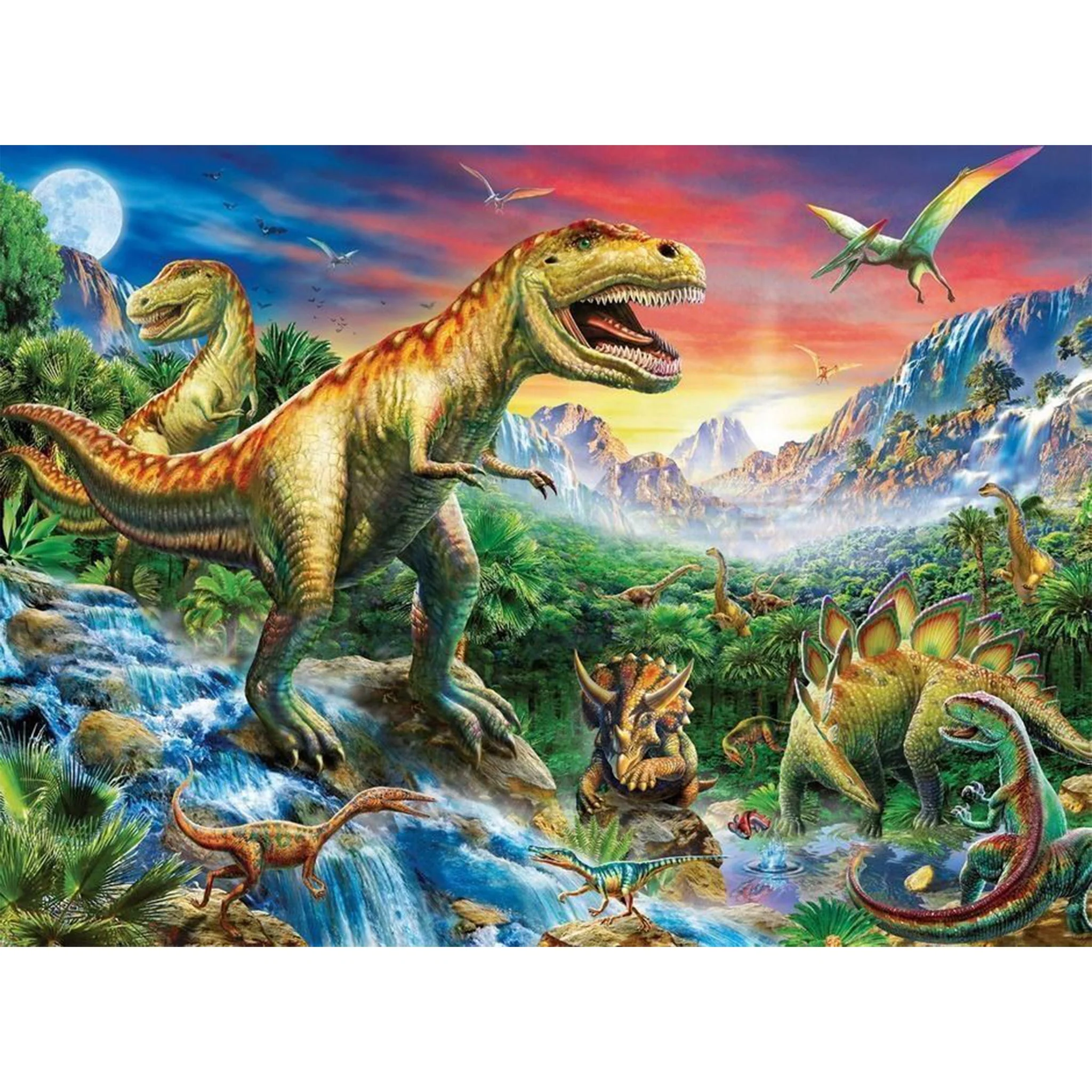 Ravensburger Time of the Dinosaurs Puzzle 100pc - Image 2