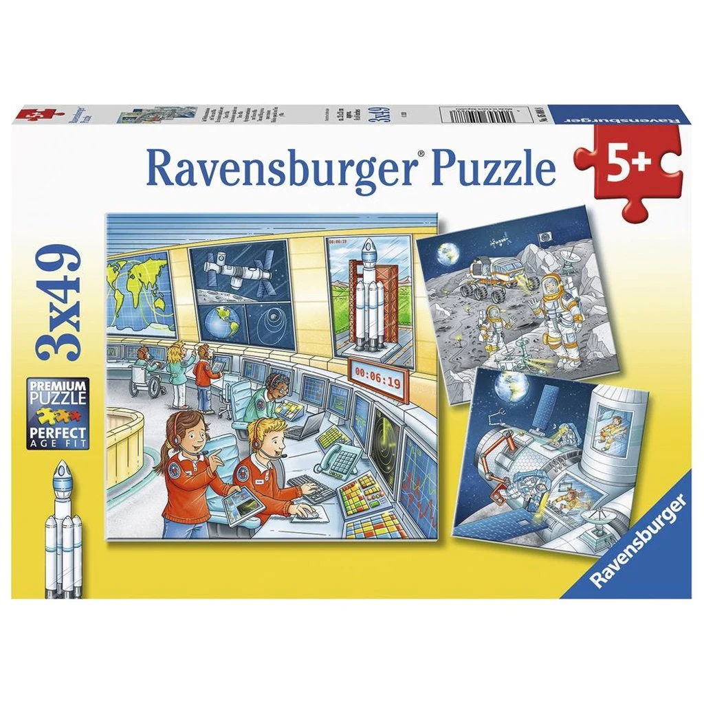 Ravensburger Tom & Mia go on a Space Mission Puzzle 3x49 pc