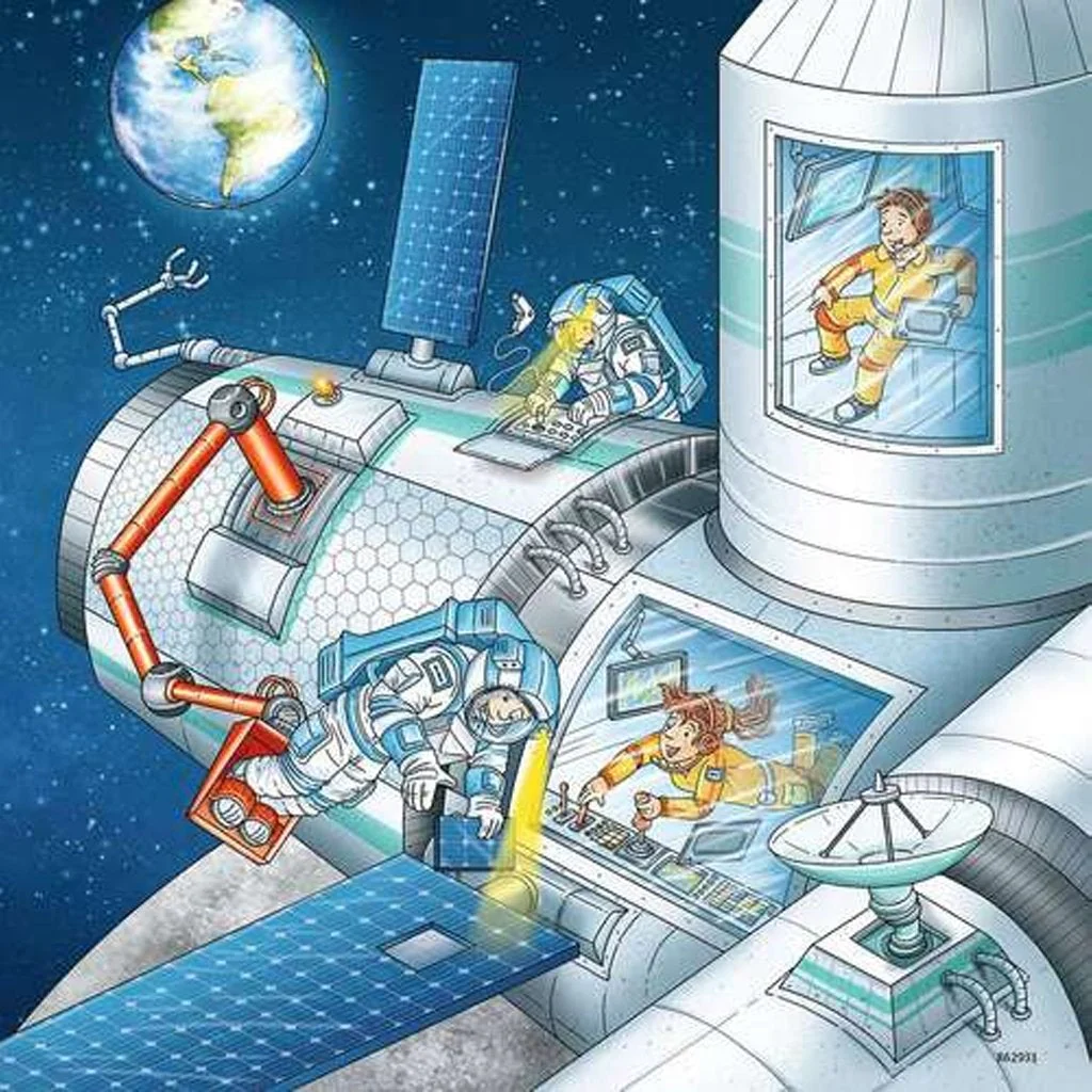 Ravensburger Tom & Mia go on a Space Mission Puzzle 3x49 pc - Image 2