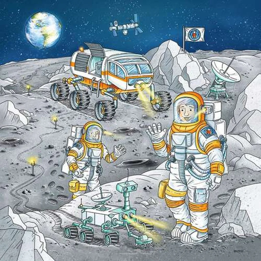 Ravensburger Tom & Mia go on a Space Mission Puzzle 3x49 pc - Image 4