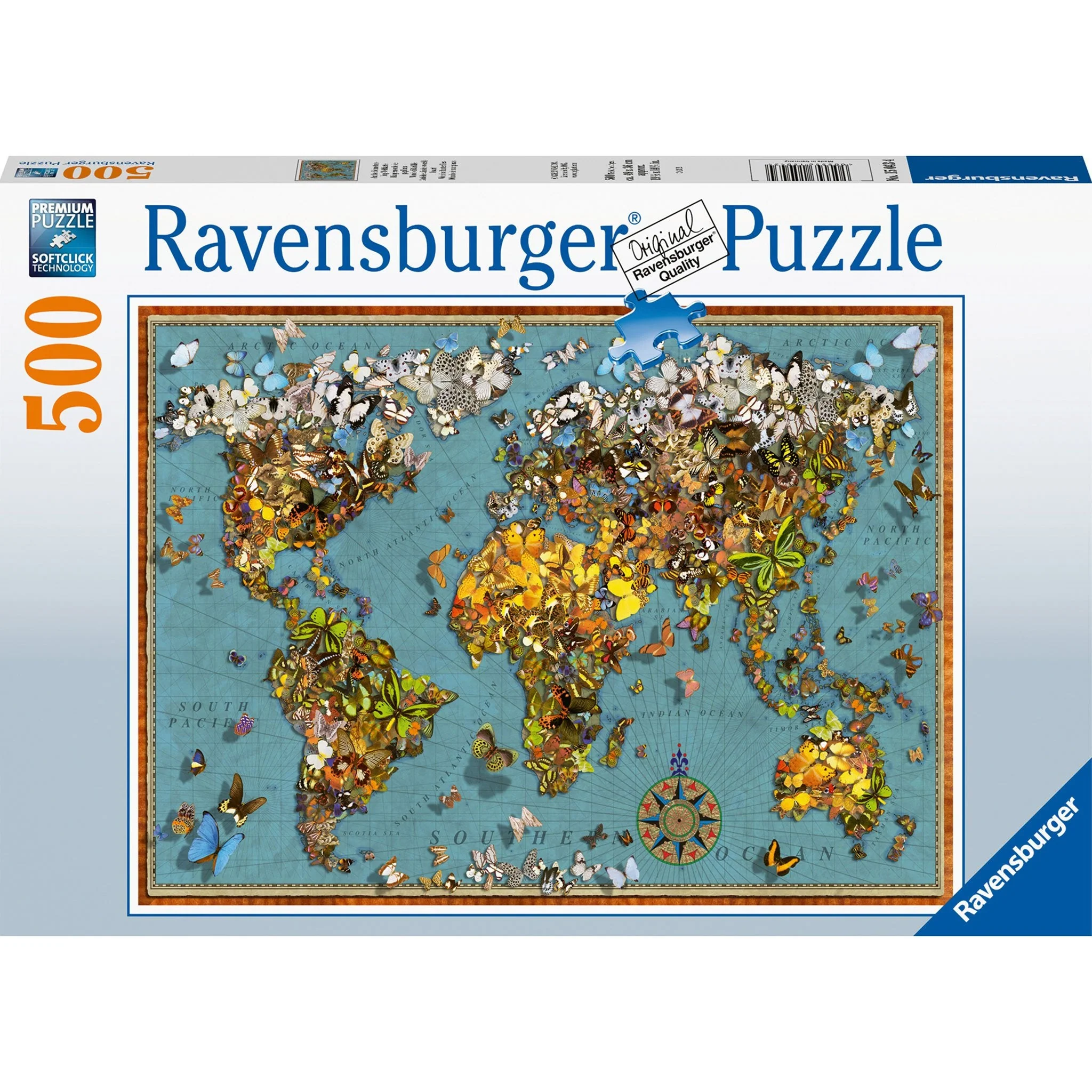 Ravensburger World of Butterflies 500pc