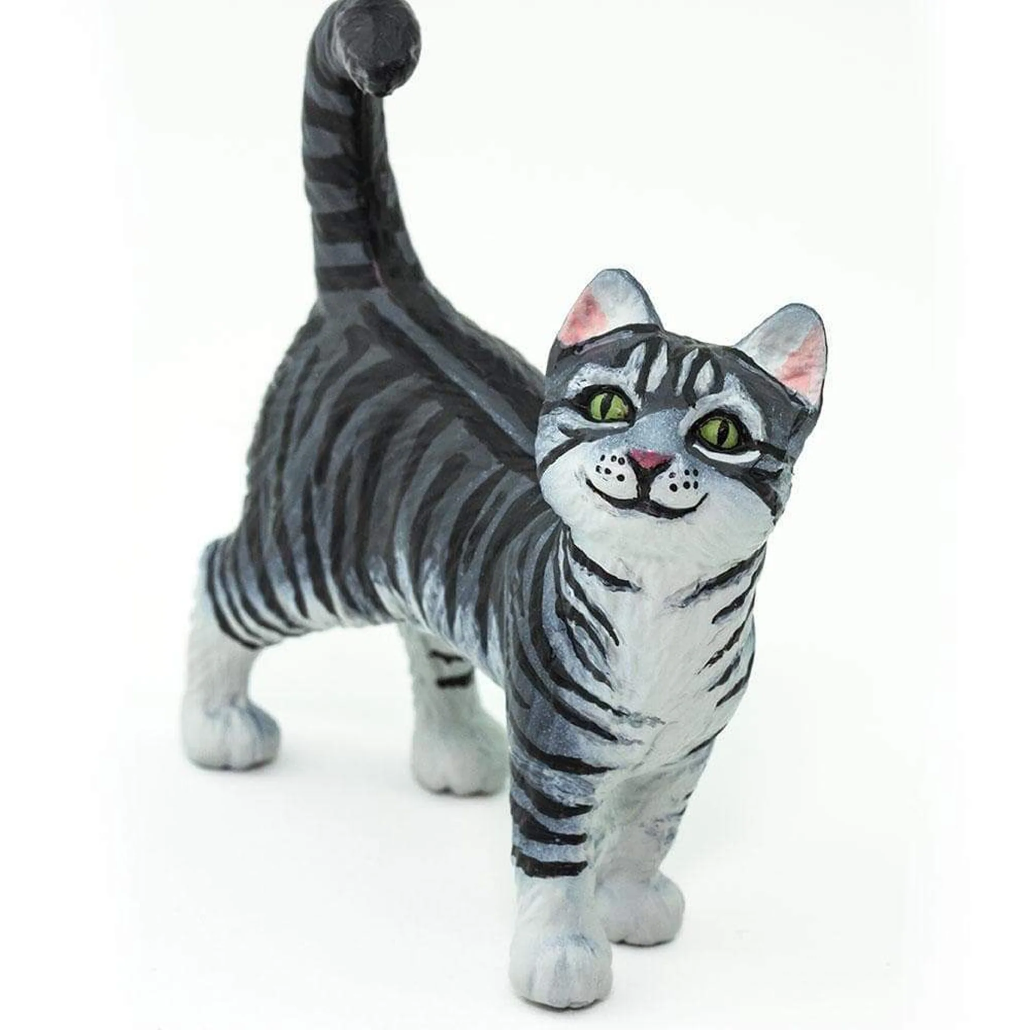 Safari Ltd Gray Tabby Cat - Image 5